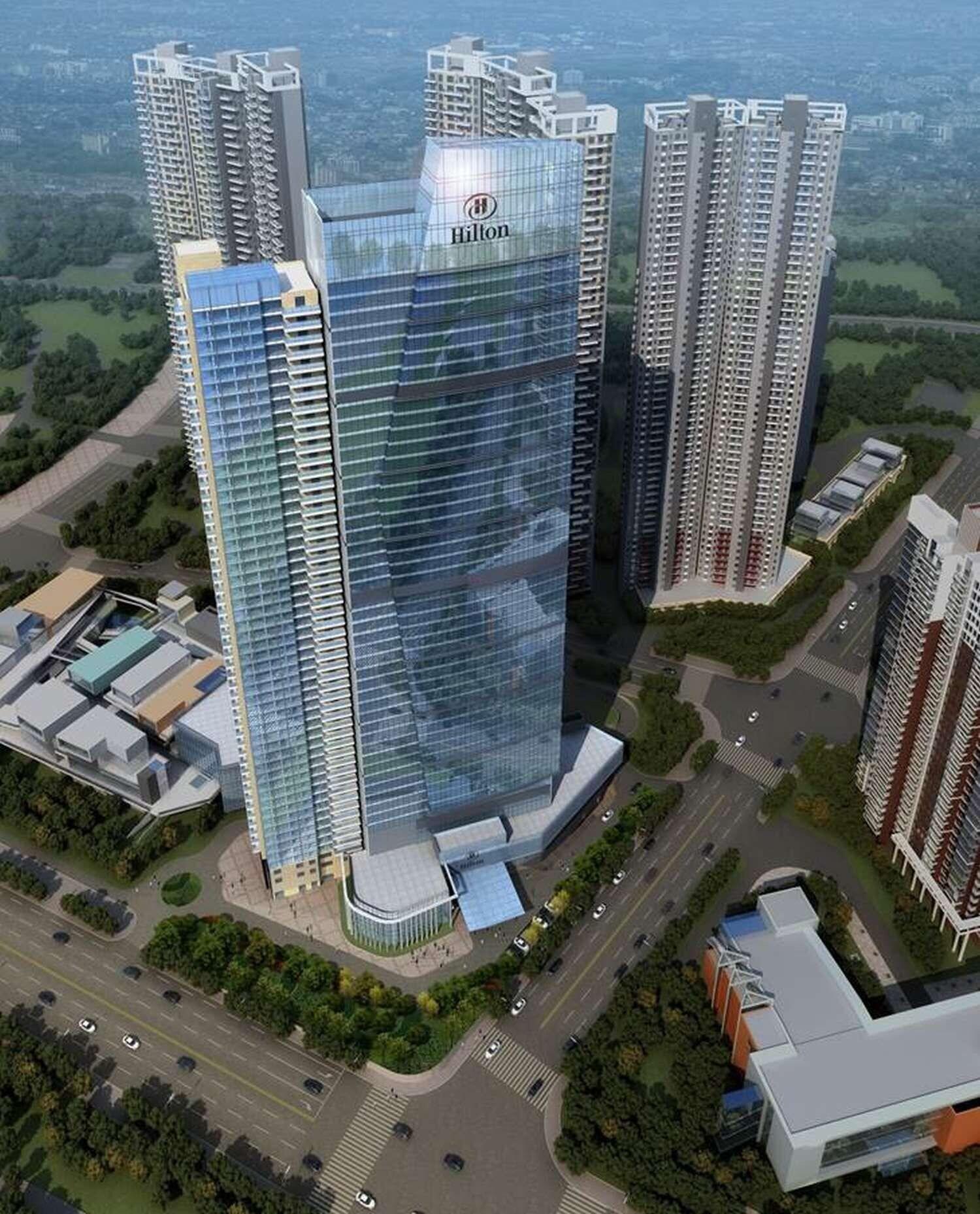 Vista Exterior Hilton Wuhan Riverside