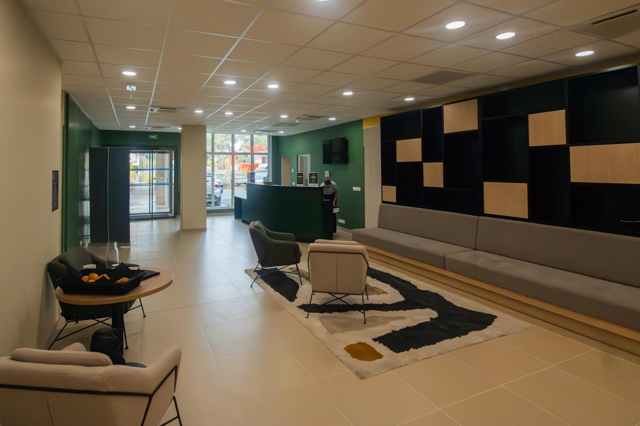 Vista Lobby Nemea Appart Hotel La Boetie Bordeaux Pessac