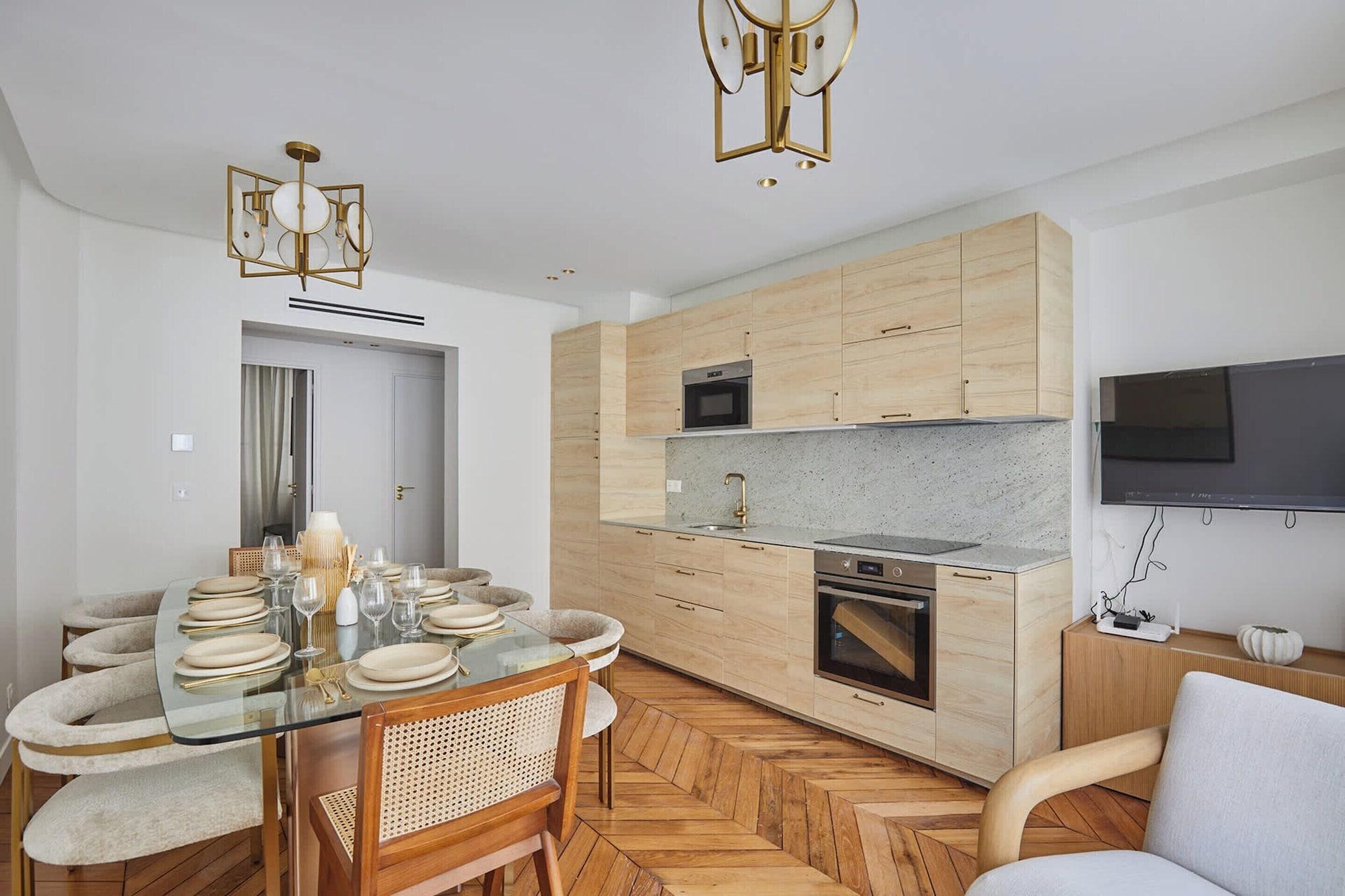 Equipamiento de Habitación Sublime Air-conditioned Apartment Center of Paris