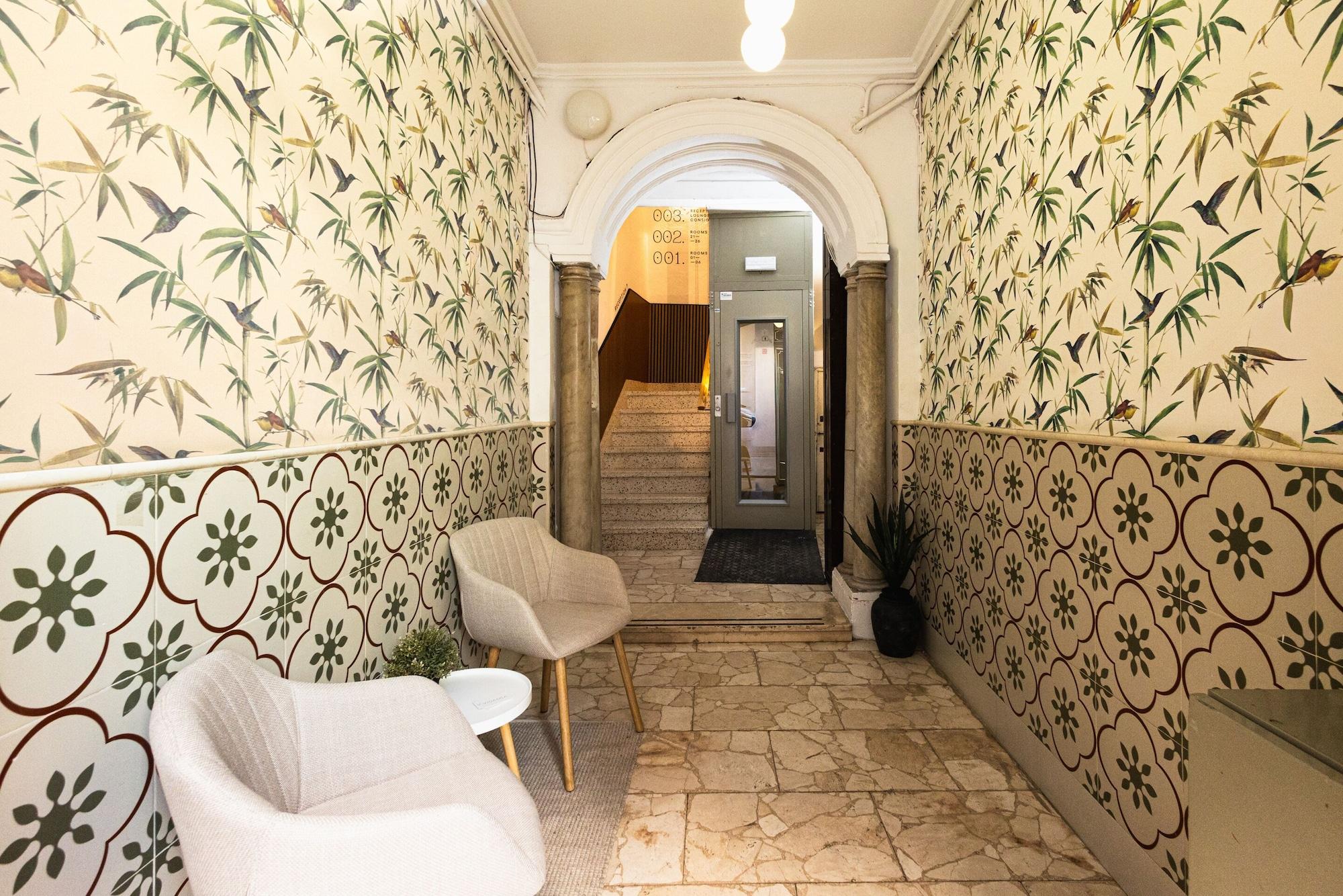 Vista Lobby Hostal Vidamia