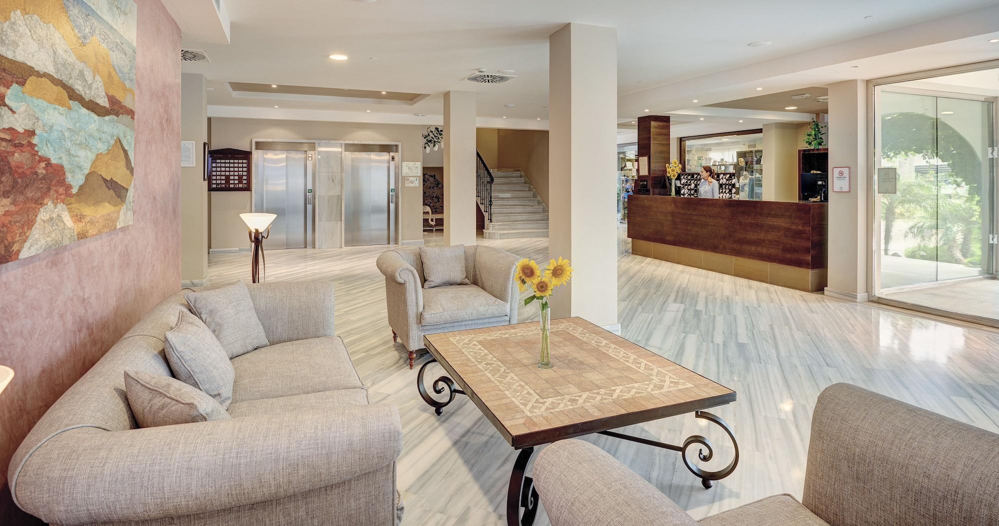 Vista Lobby Hipotels Hotel Flamenco Conil