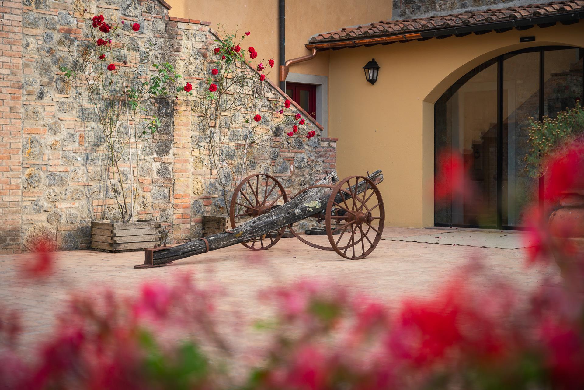 Vista Lobby Hotel Casolare Le Terre Rosse