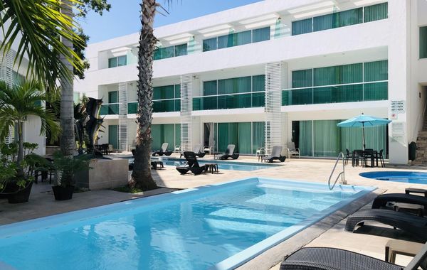 Hotel Los Cocos Chetumal - Hoteles cerca de La Laguna de Bacalar