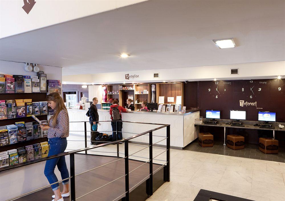Vista Lobby Euro Hostel Glasgow