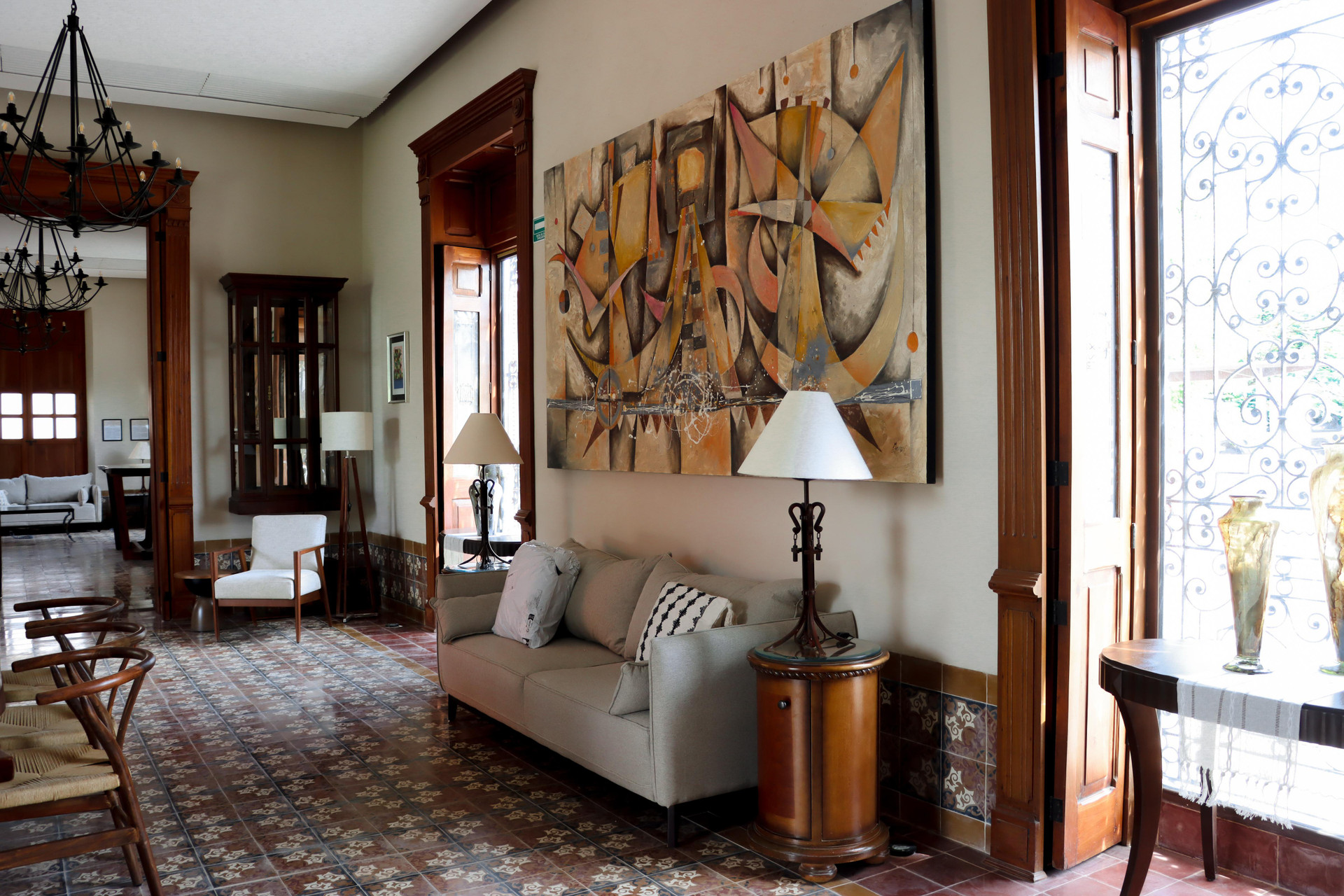Vista Lobby Casa Loreto 1893