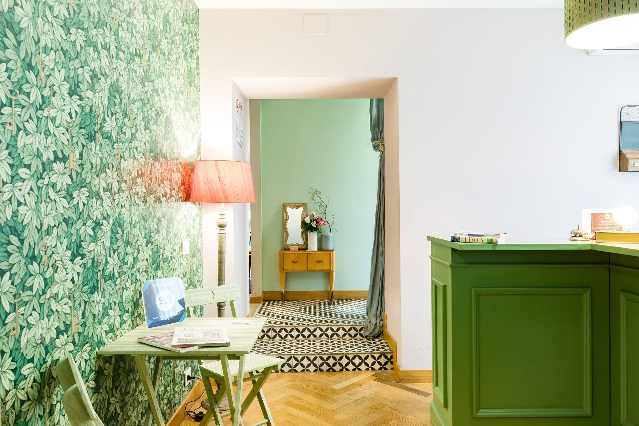 Vista Lobby Salotto Monti