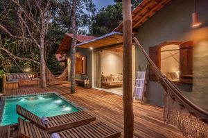 Alquiler Temporario - Casa Caqui Trancoso - Cravejada em reserva natural