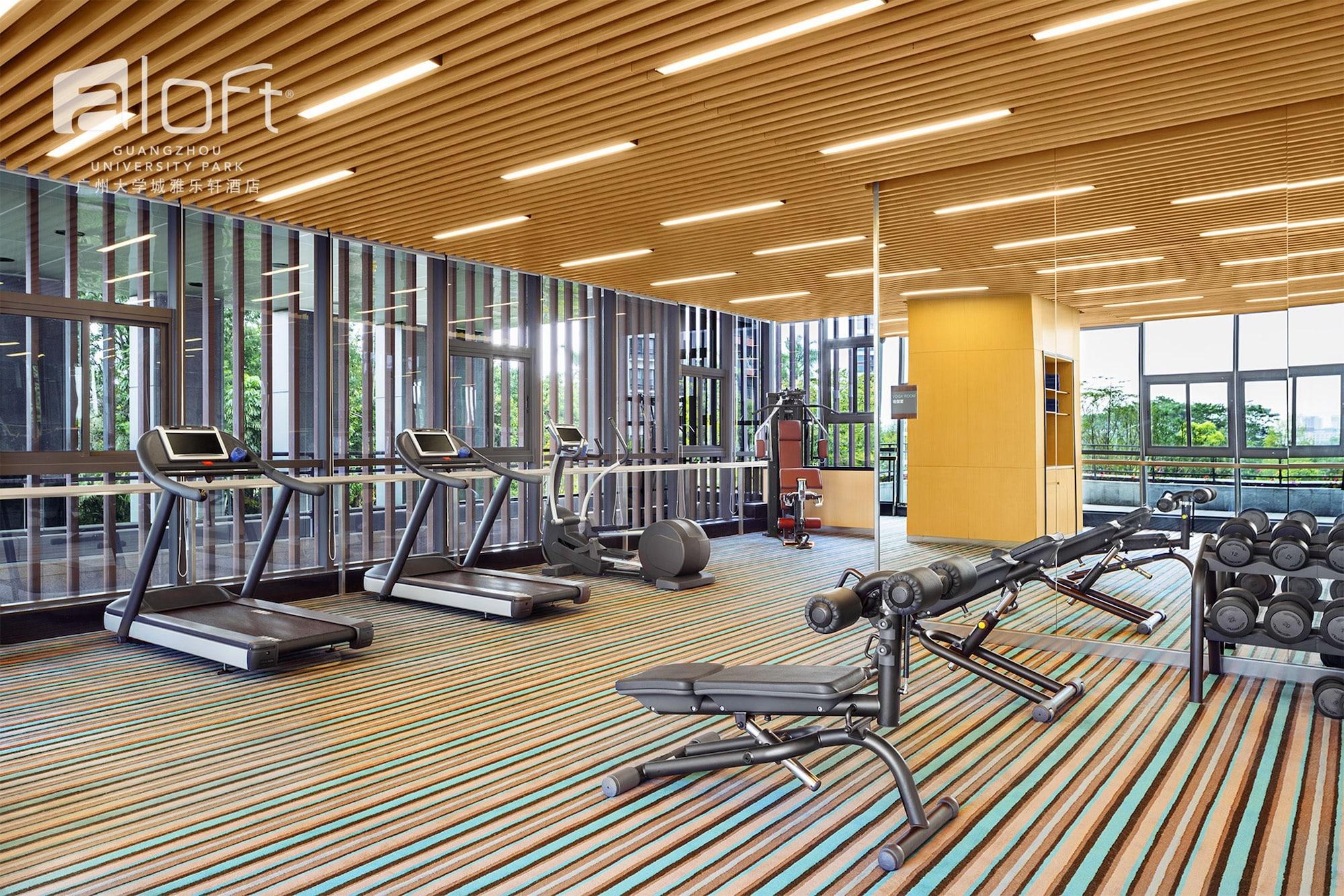 Gimnasio Aloft Guangzhou University Park