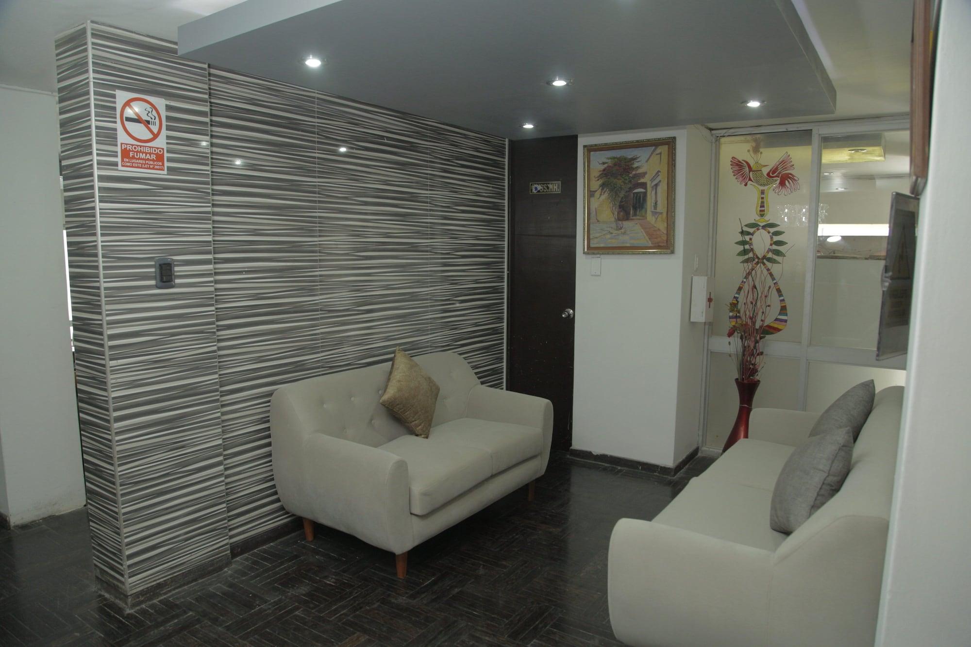Vista Lobby Hostal Premier Arequipa