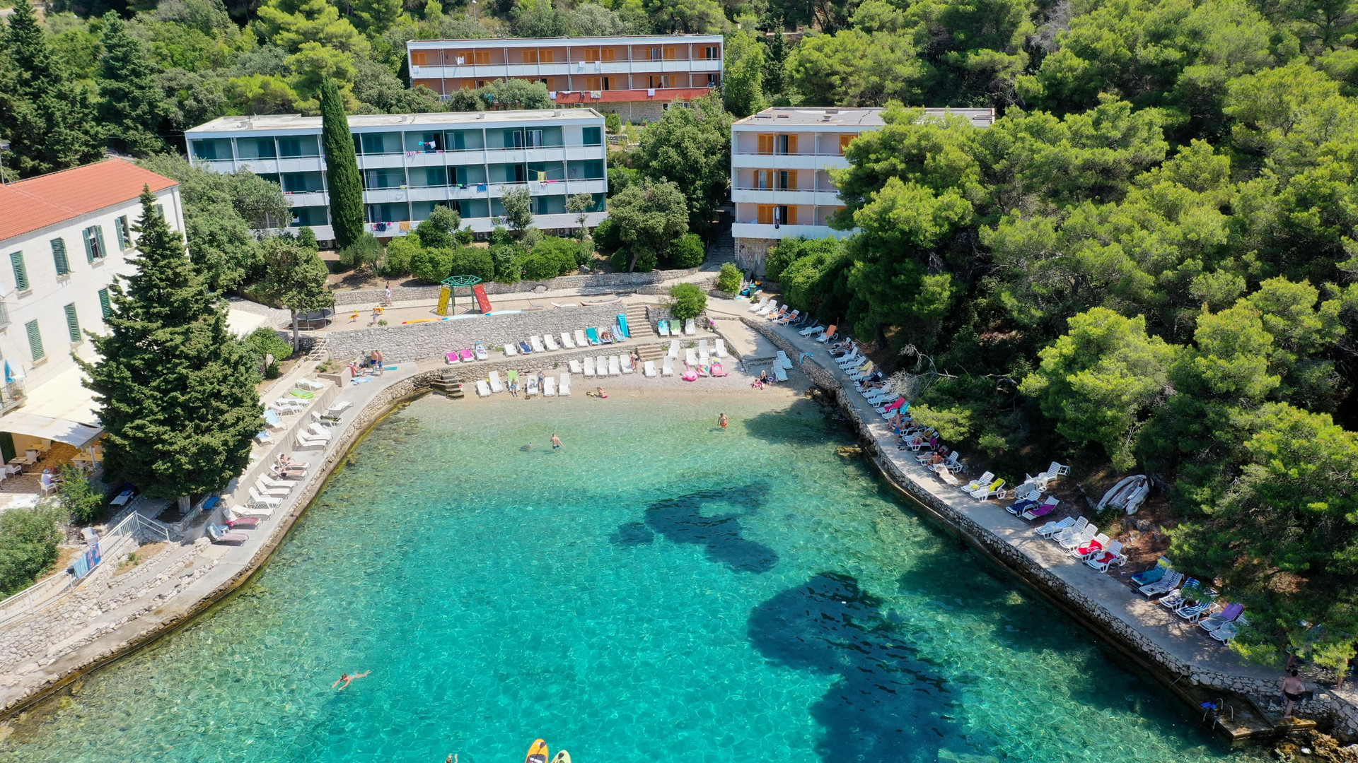 Vista Exterior Hotel Sirena Hvar