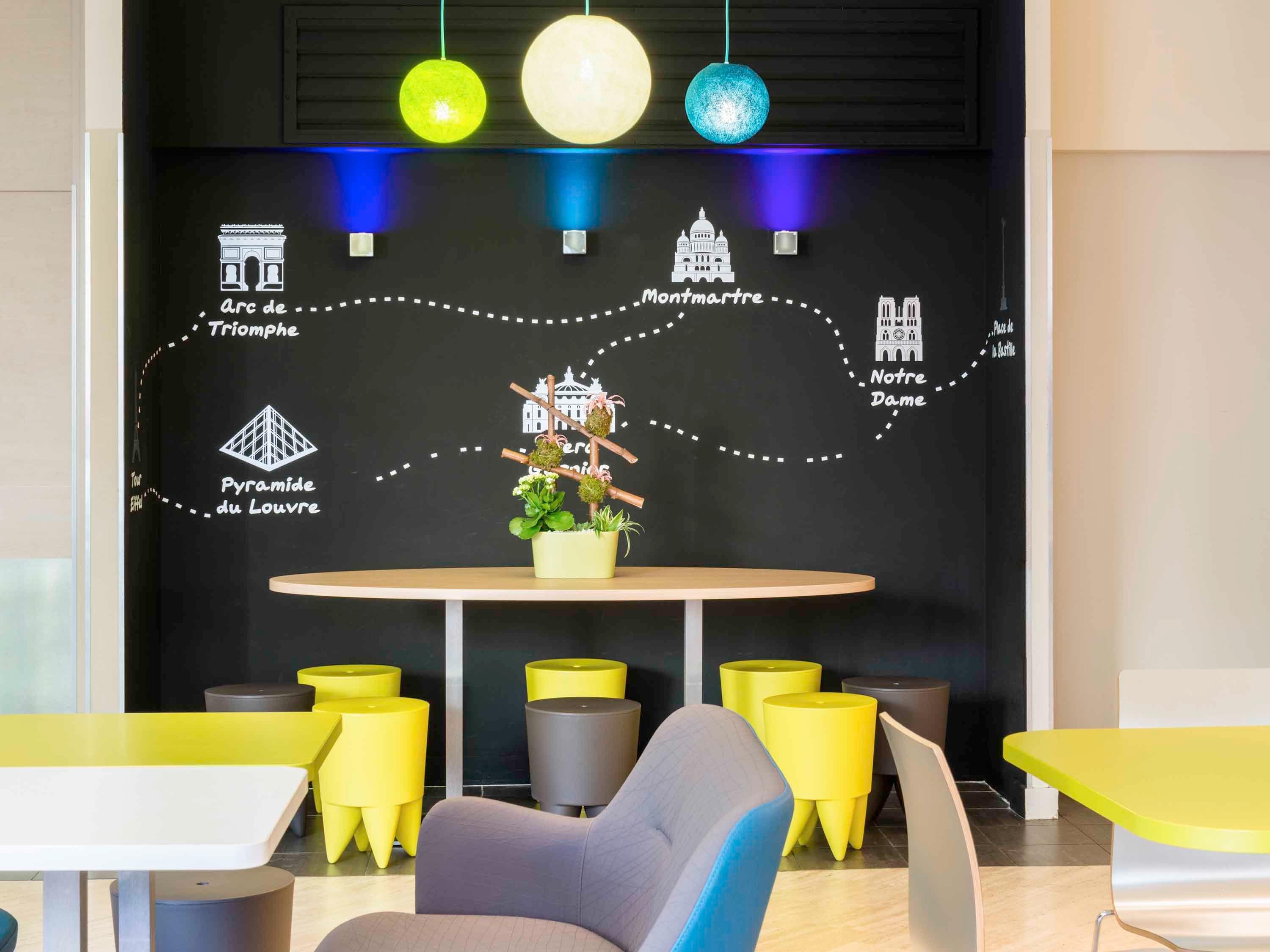 Vista Lobby ibis Styles Paris Gare de l'Est Château Landon