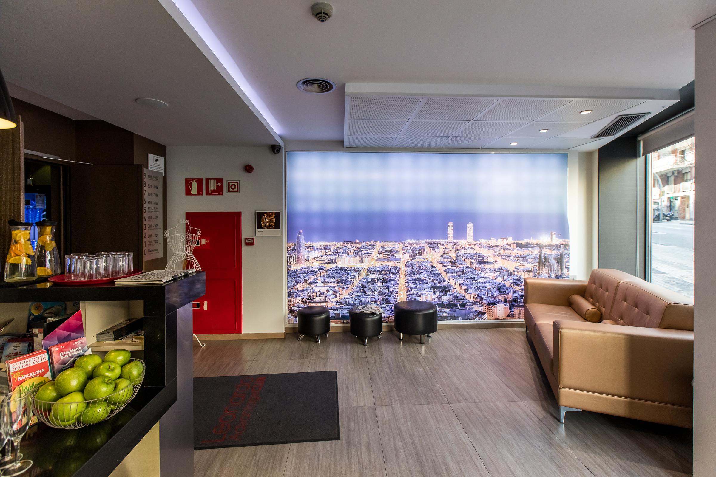 Vista do lobby Leonardo Boutique Hotel Barcelona Sagrada Familia