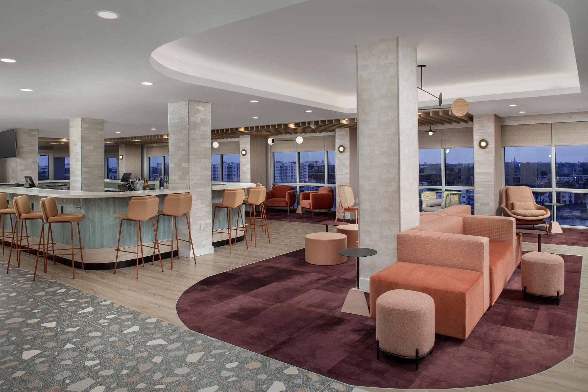 Bar/Salón Home2Suites by Hilton Miami Airport S. Blue Lagoon