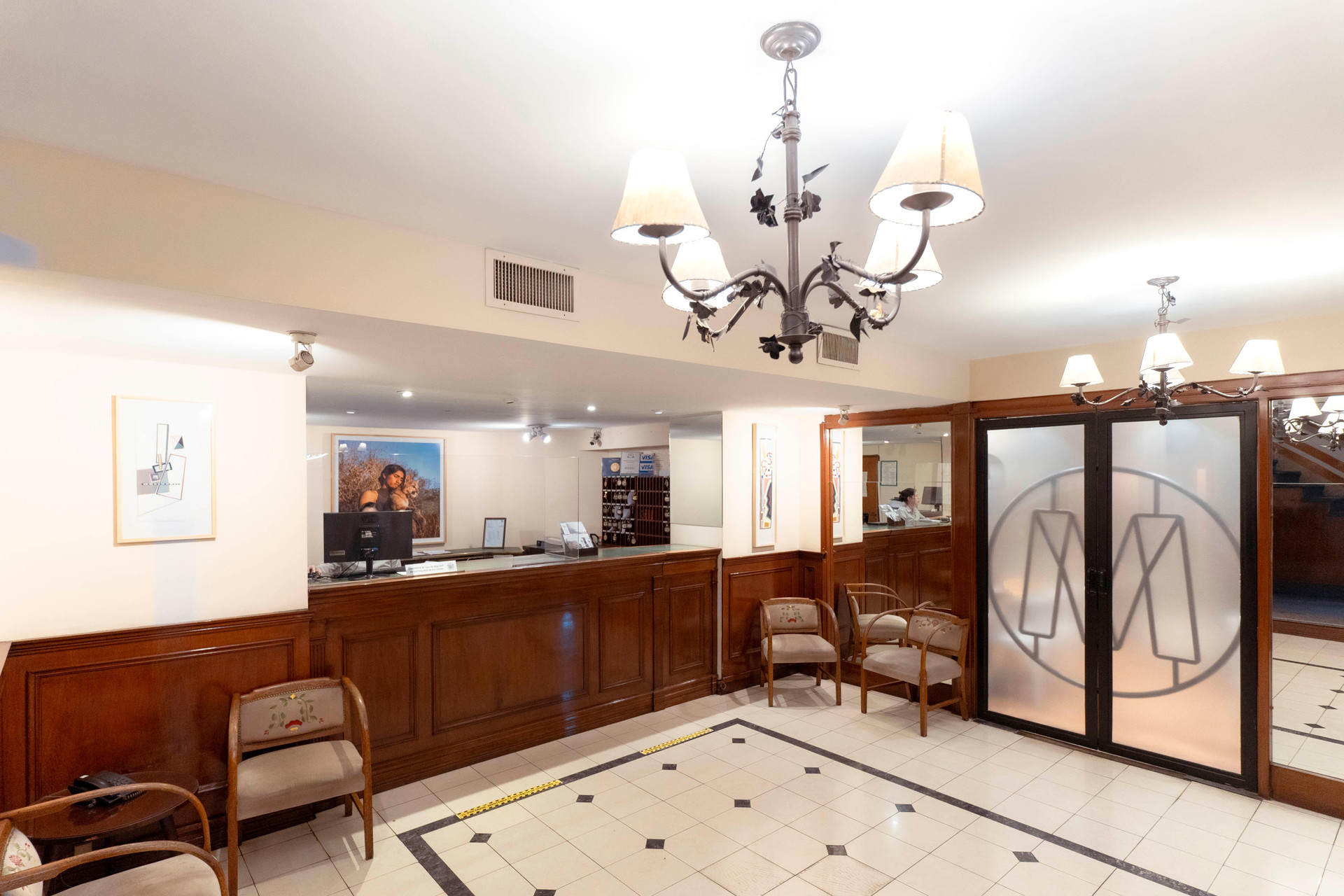 Vista Lobby Hotel Colonial Salta