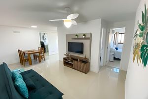 Arriendo temporal - 203 Apto frente à Praia dos Anjos com piscina