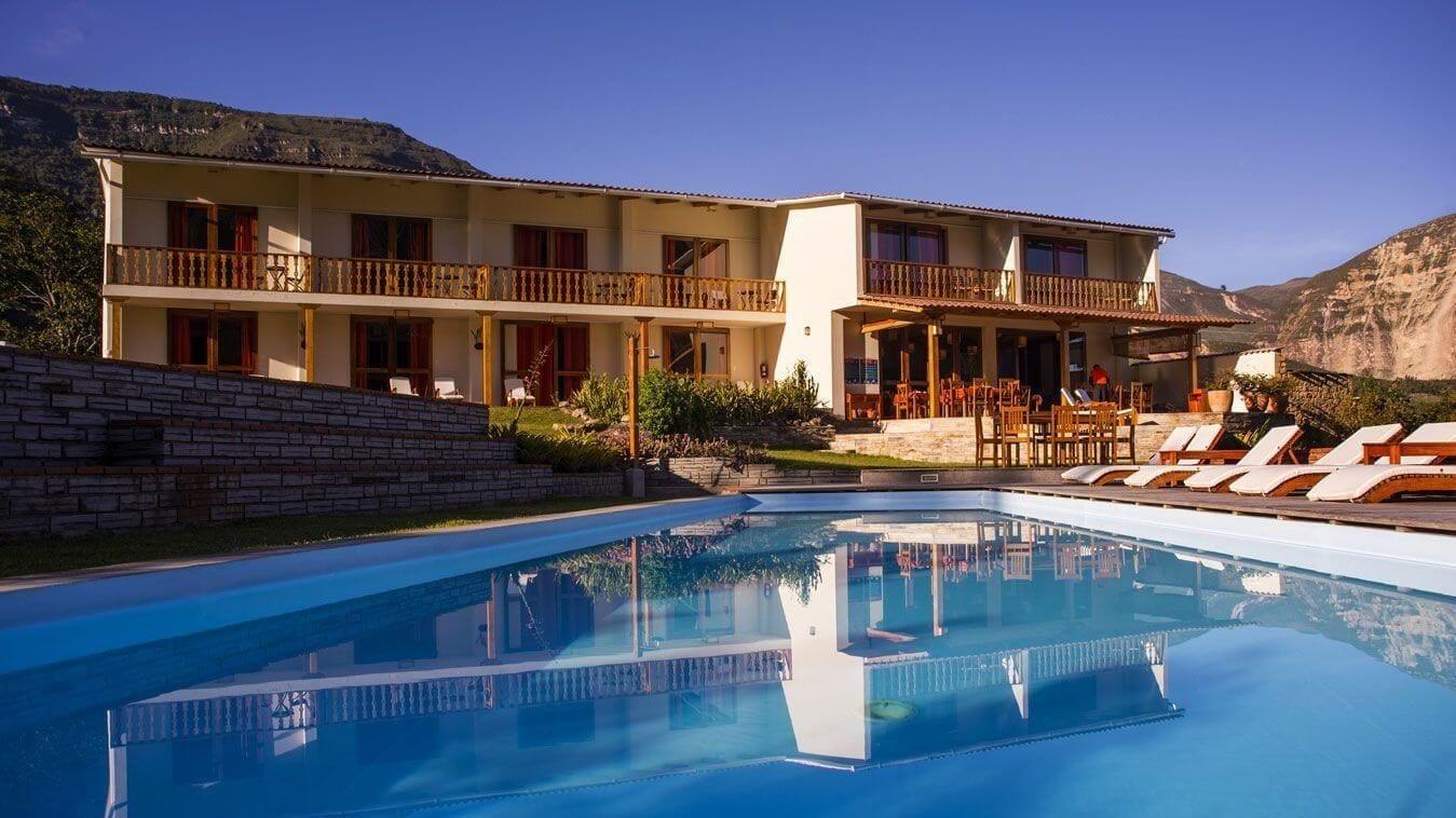 Vista Piscina Gocta Andes Lodge