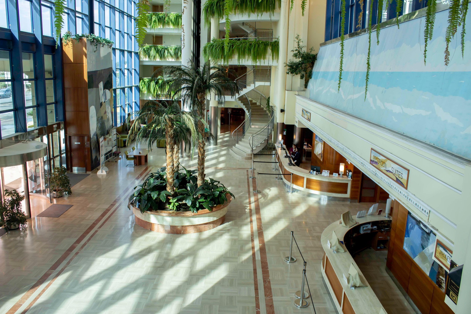 Vista Lobby Apartamentos Turísticos Jardines del Plaza