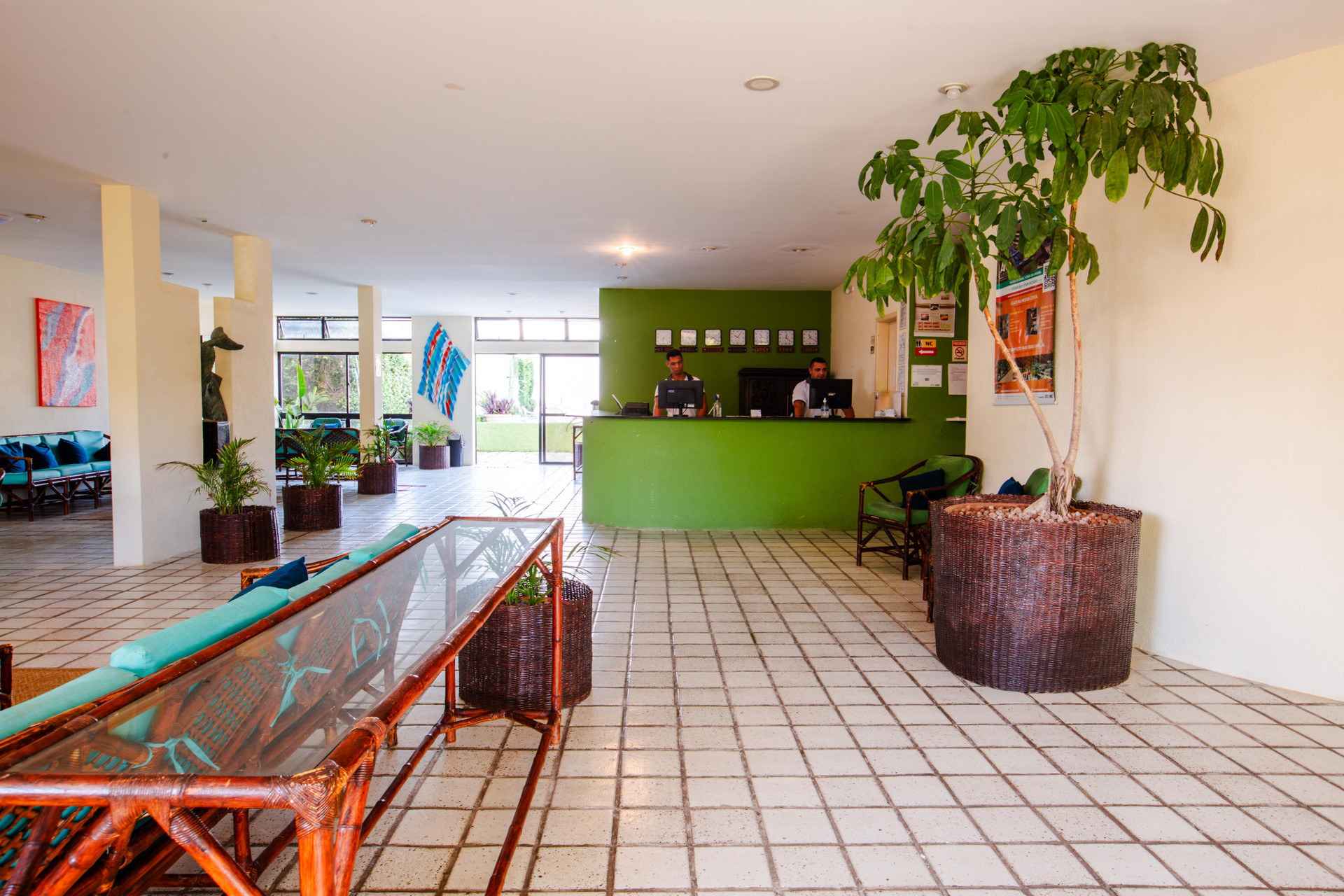 Vista Lobby Rede Andrade Baia dos Corais