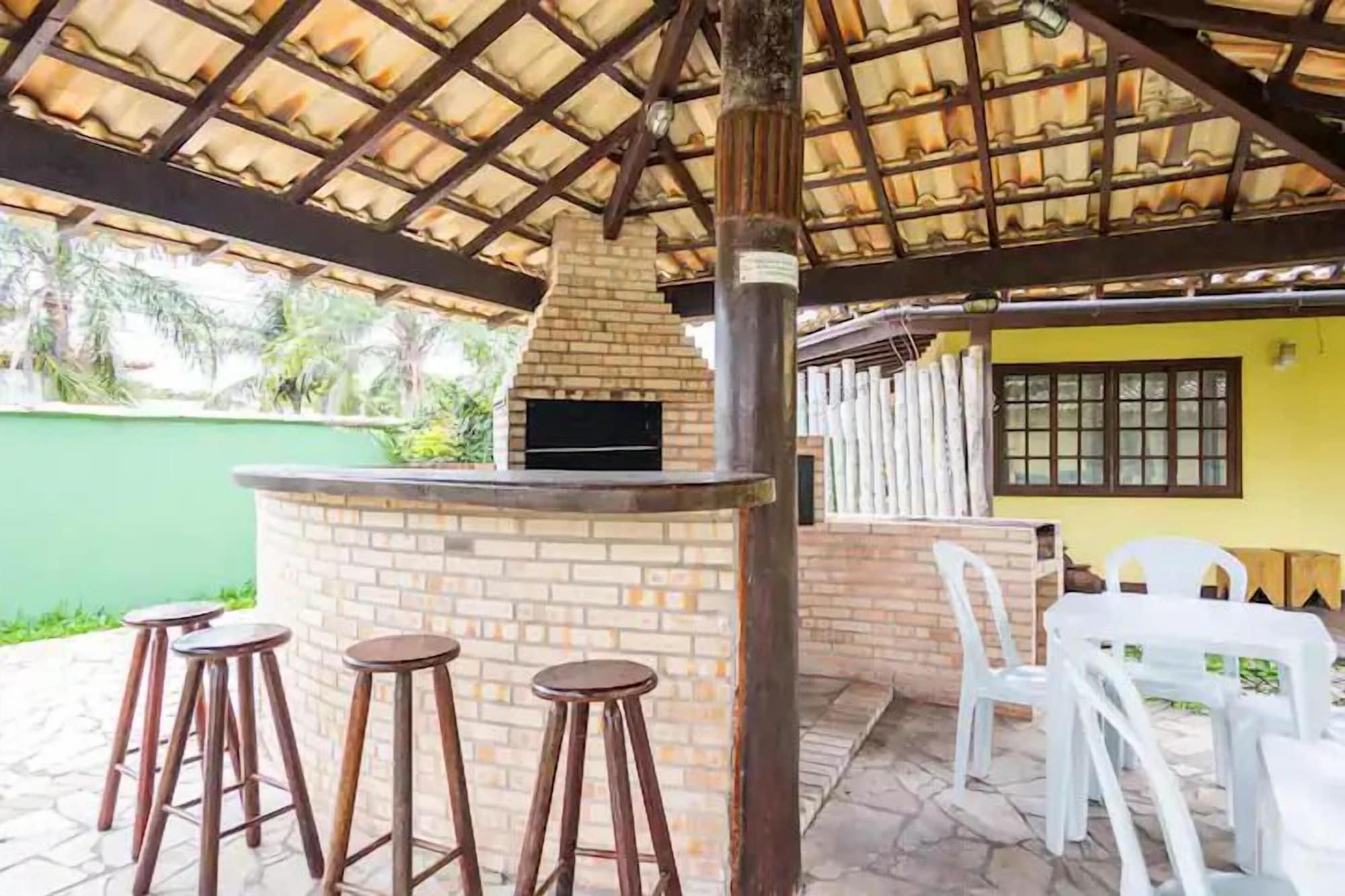 Vista Exterior Casa em Geribá com 2 quartos – acomoda 6 pessoas – Armação dos Búzios