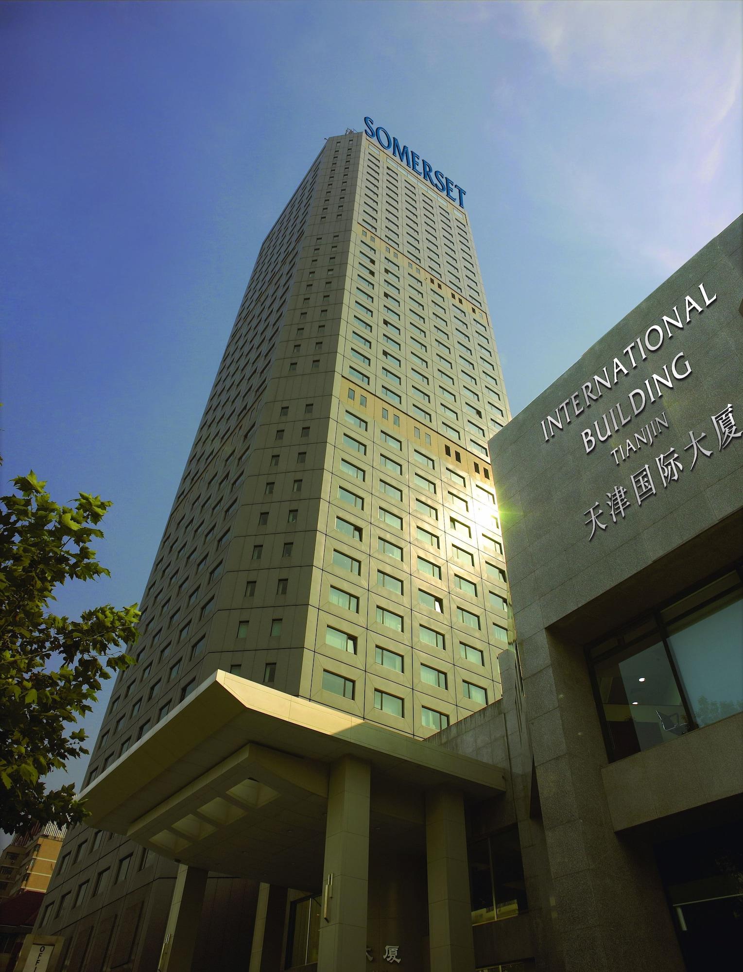 Vista Exterior Somerset International Building Tianjin