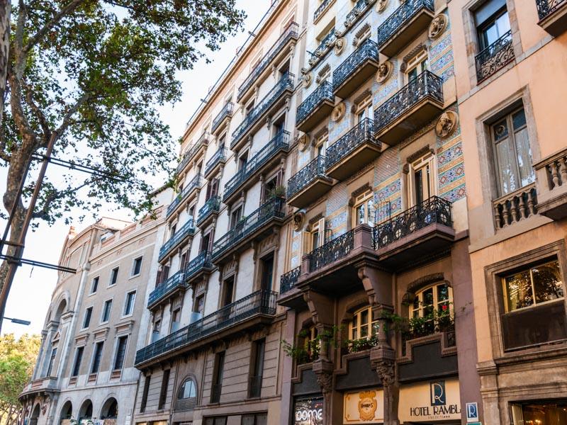 Vista Exterior Ramblas Barcelona