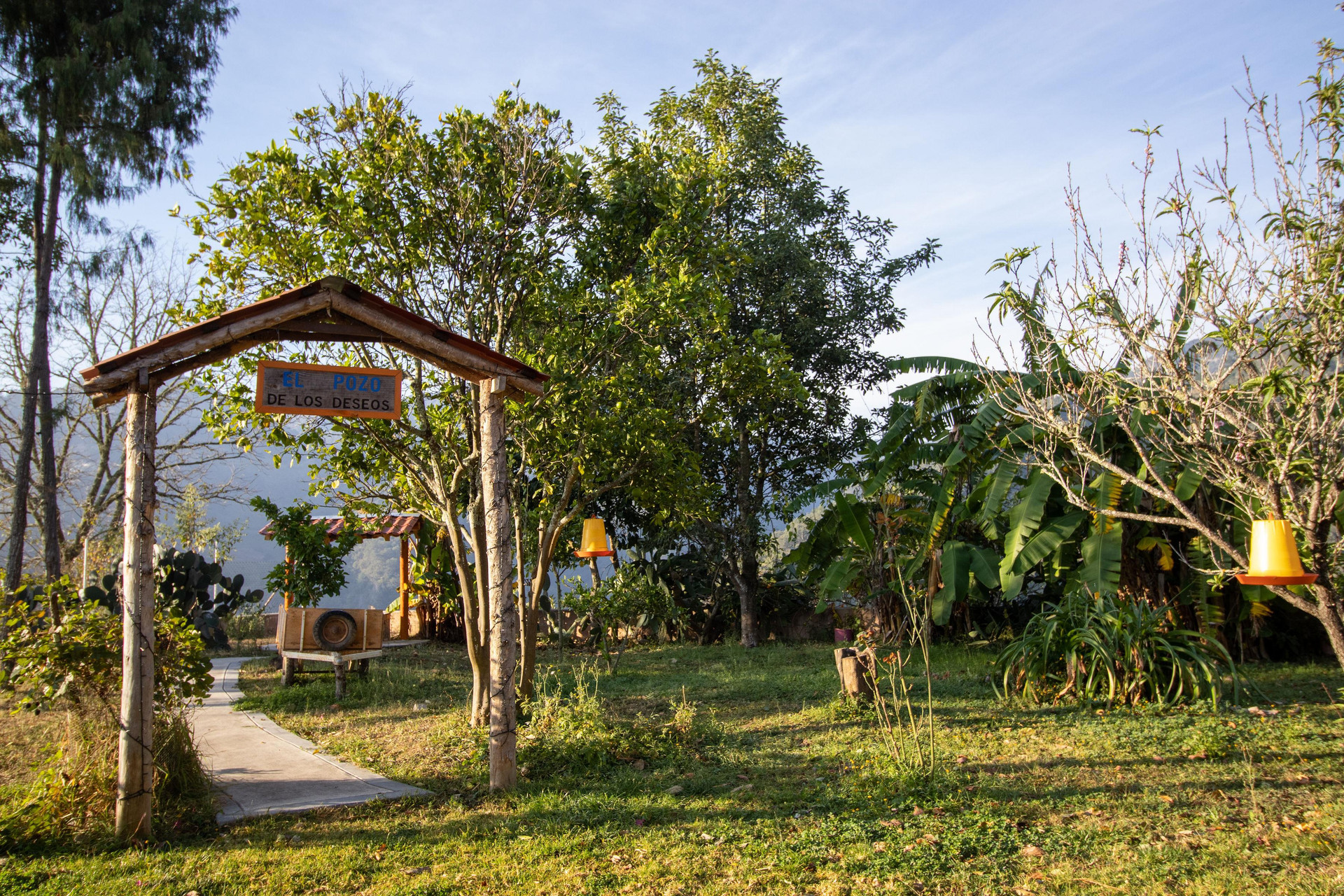 Vista Exterior Cabañas Xakali