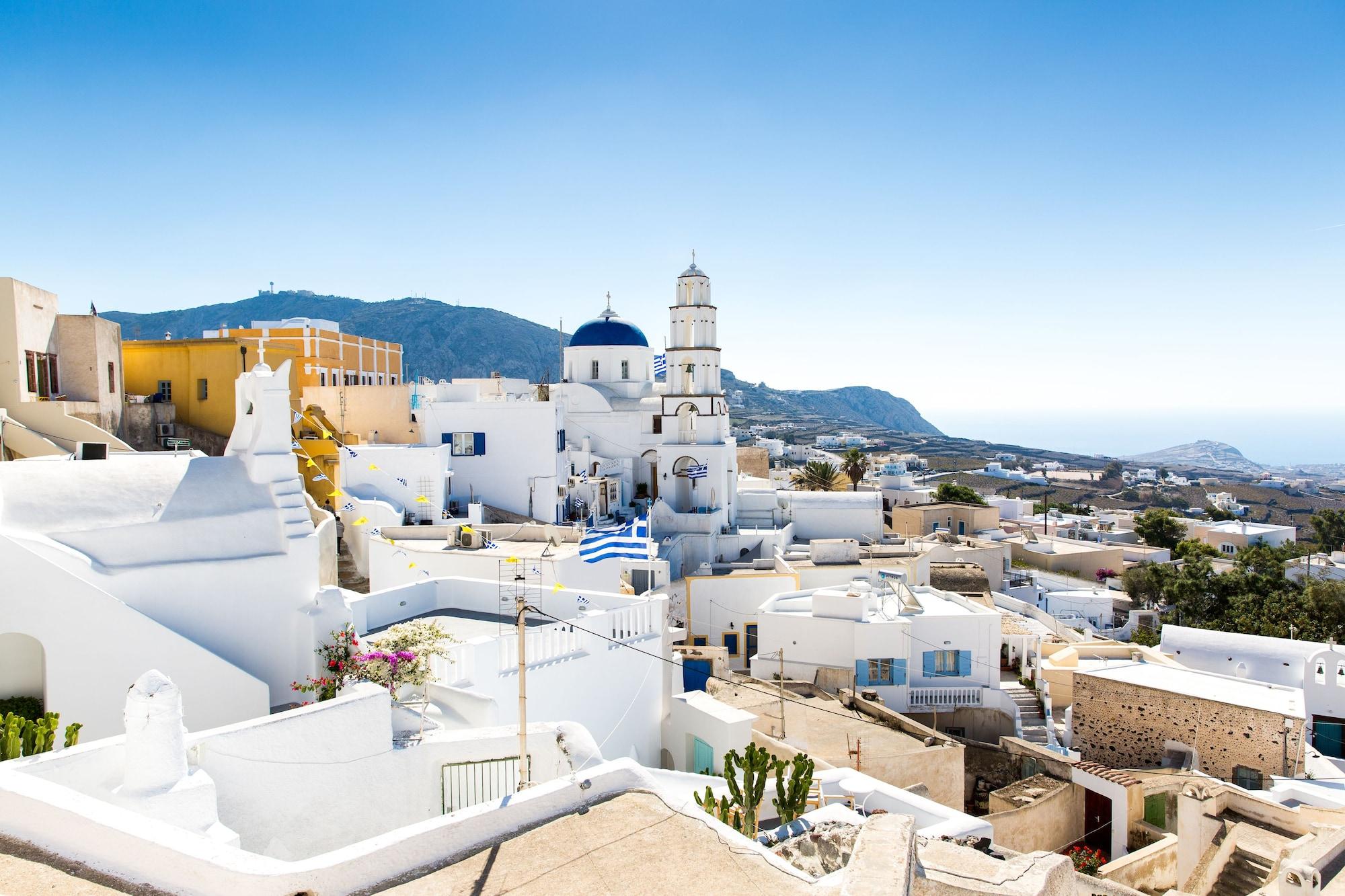 Vista Exterior Santorini Dreams Villas