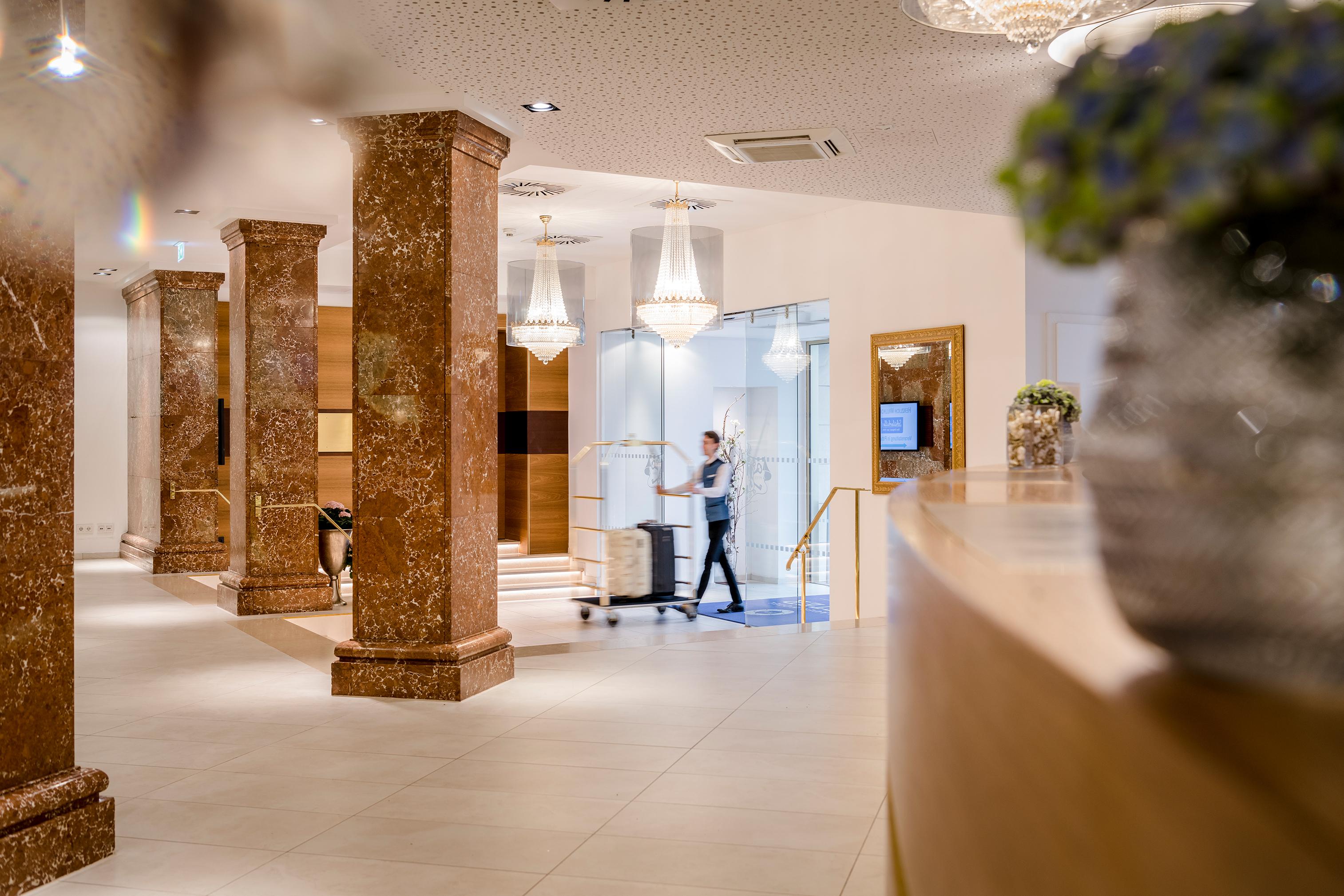Vista Lobby IMLAUER Hotel Pitter Salzburg