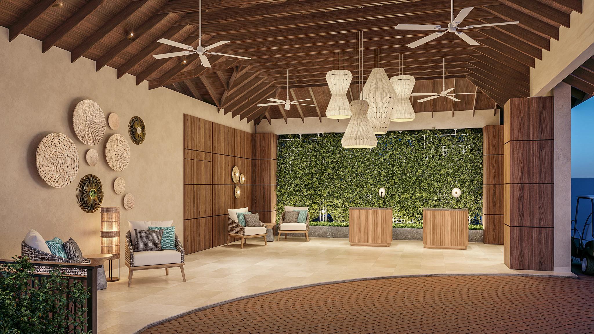 Vista Lobby Zoetry Marigot Bay St. Lucia
