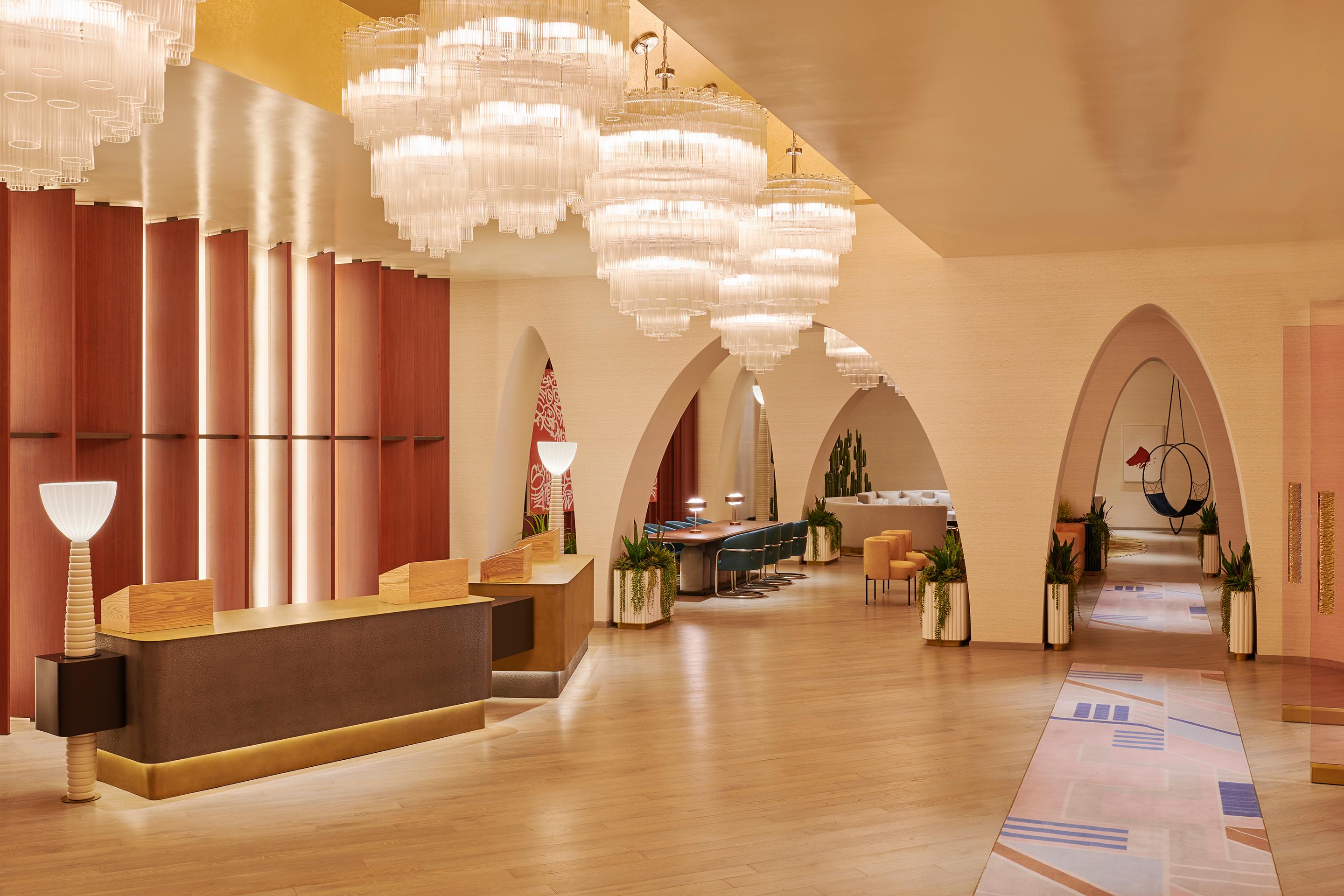 Vista Lobby Virgin Hotel Las Vegas, Curio Collection by Hilton