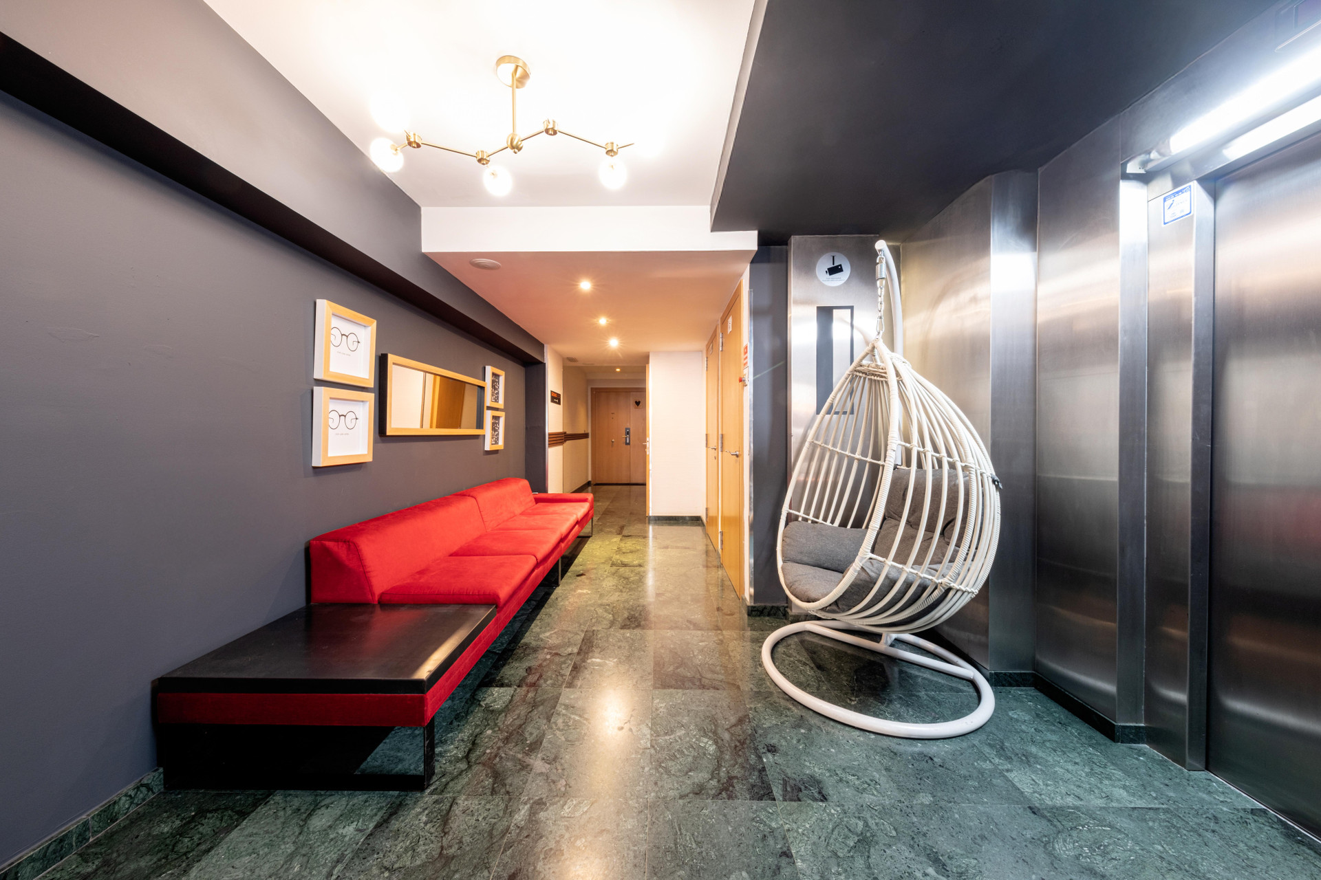 Vista Lobby AinB Sagrada Familia Apartments