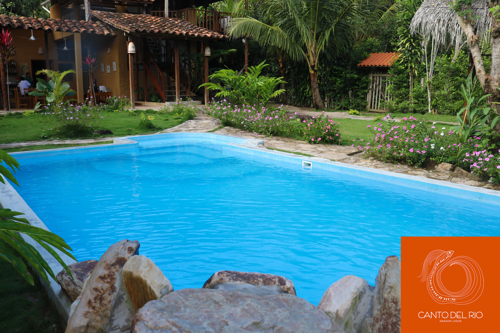 Vista Piscina Canto del Río Amazon Lodge