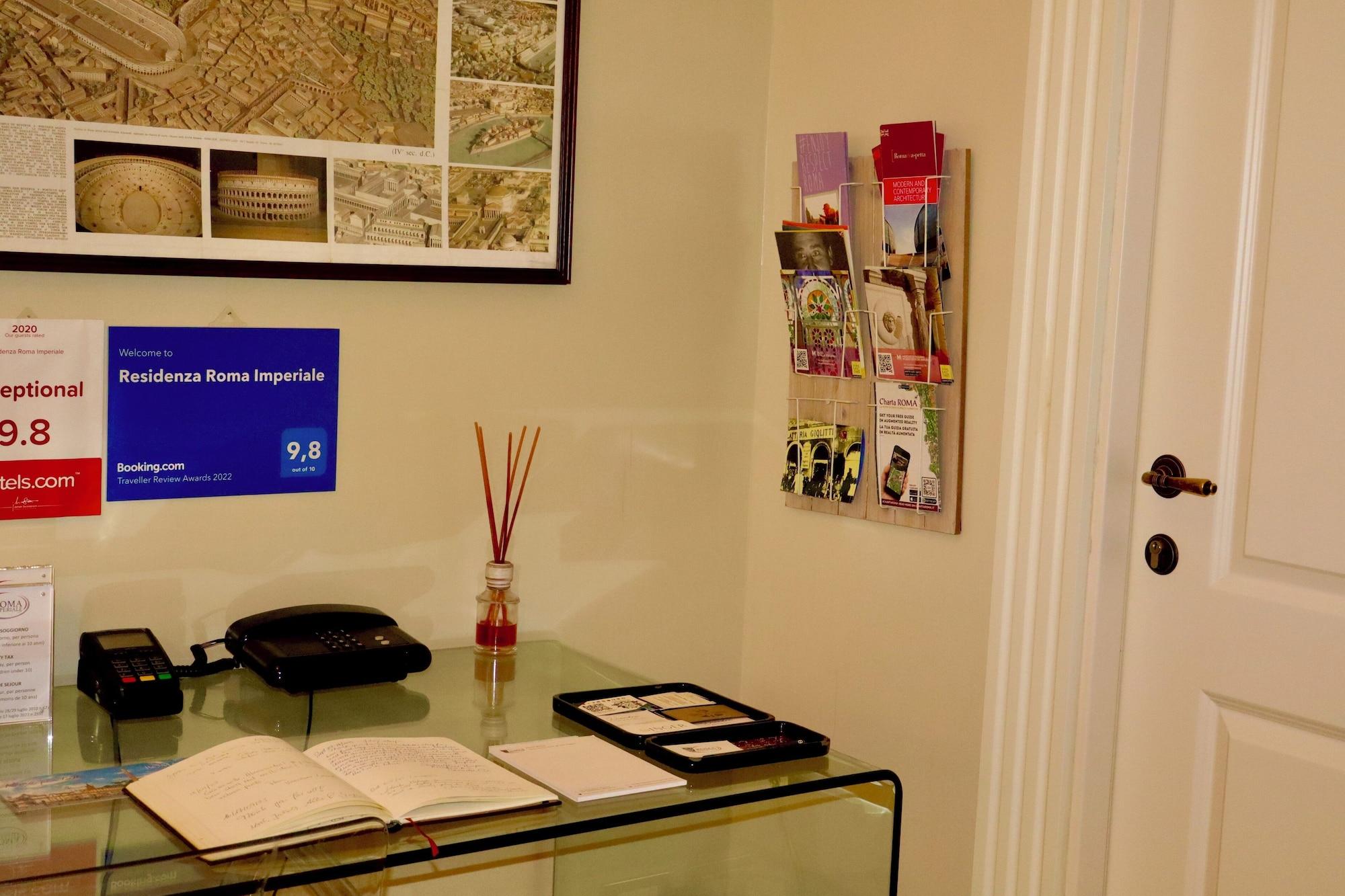 Vista Lobby Residenza Roma Imperiale