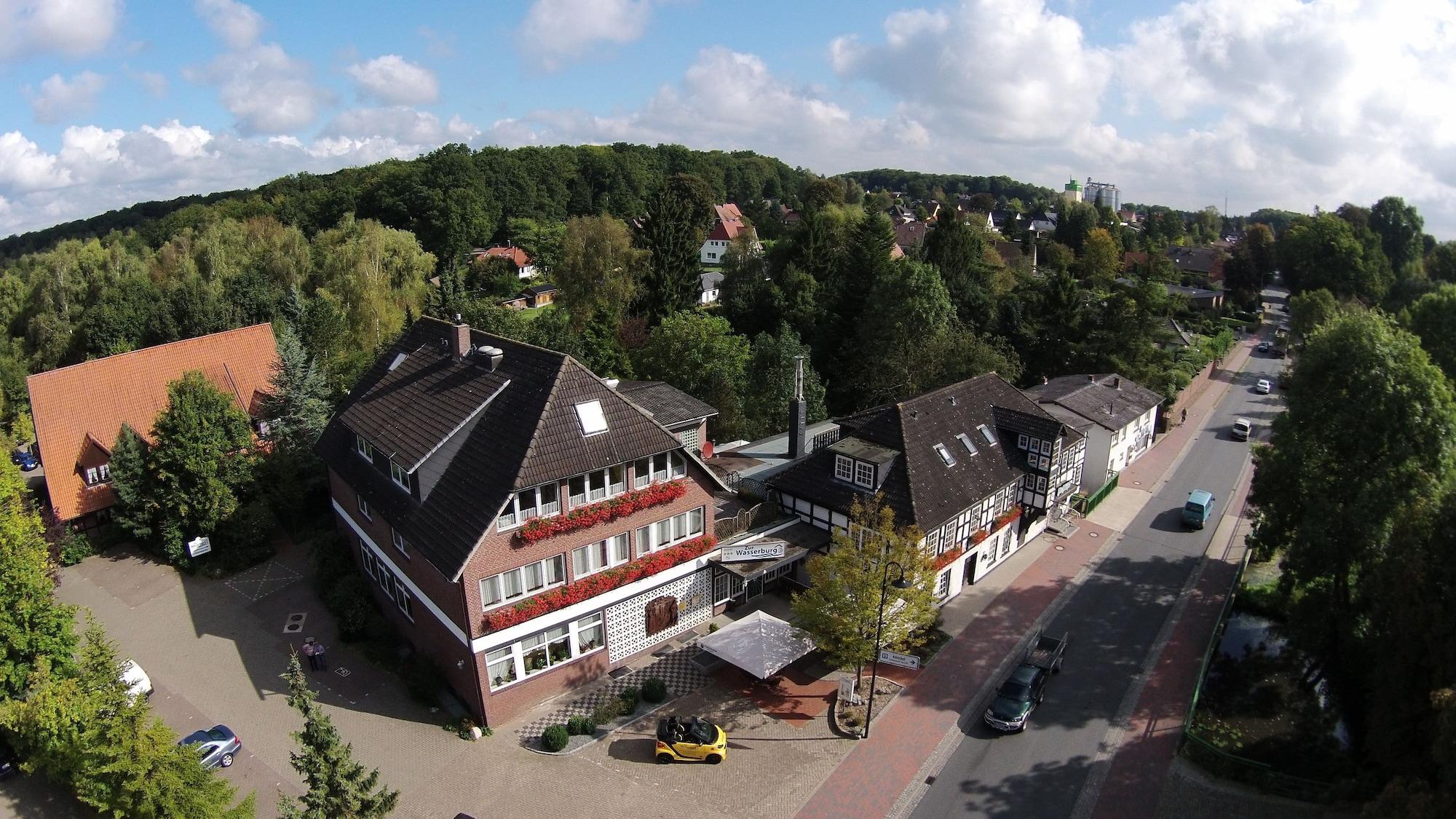 Vista Lobby AKZENT Hotel Zur Wasserburg , bed & breakfast