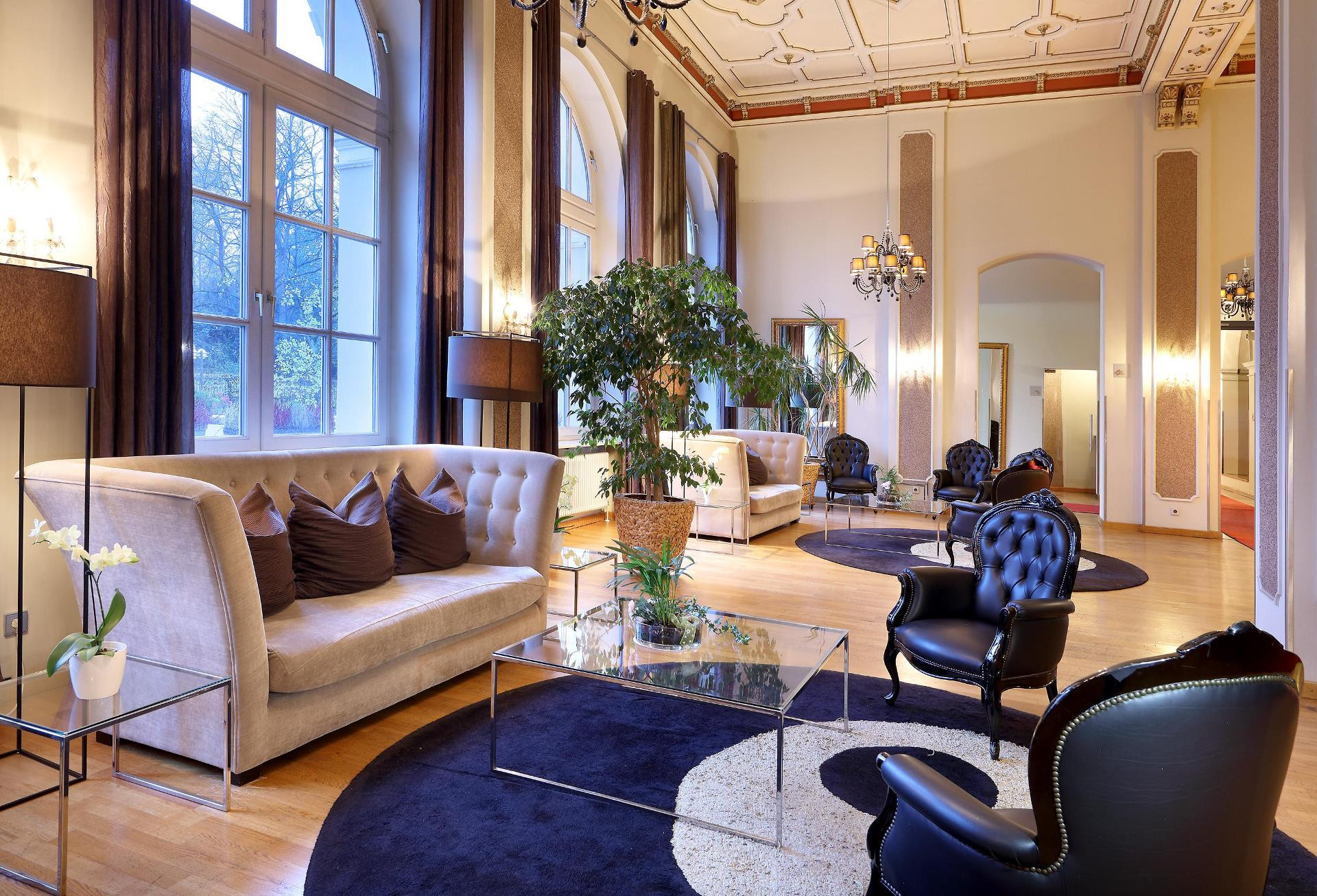 Vista Lobby Eurostars Park Hotel Maximilian