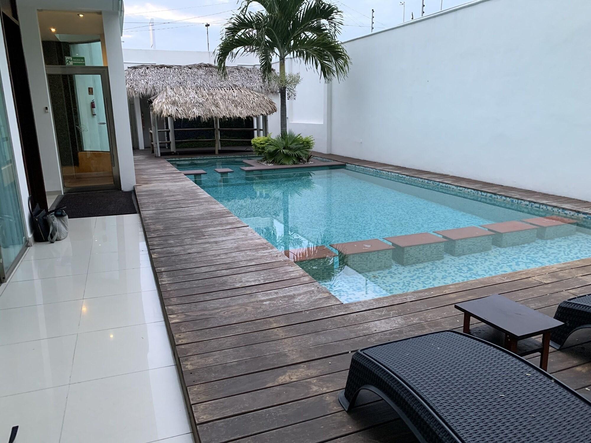 Vista Piscina Amoe Hotel Boutique & Spa