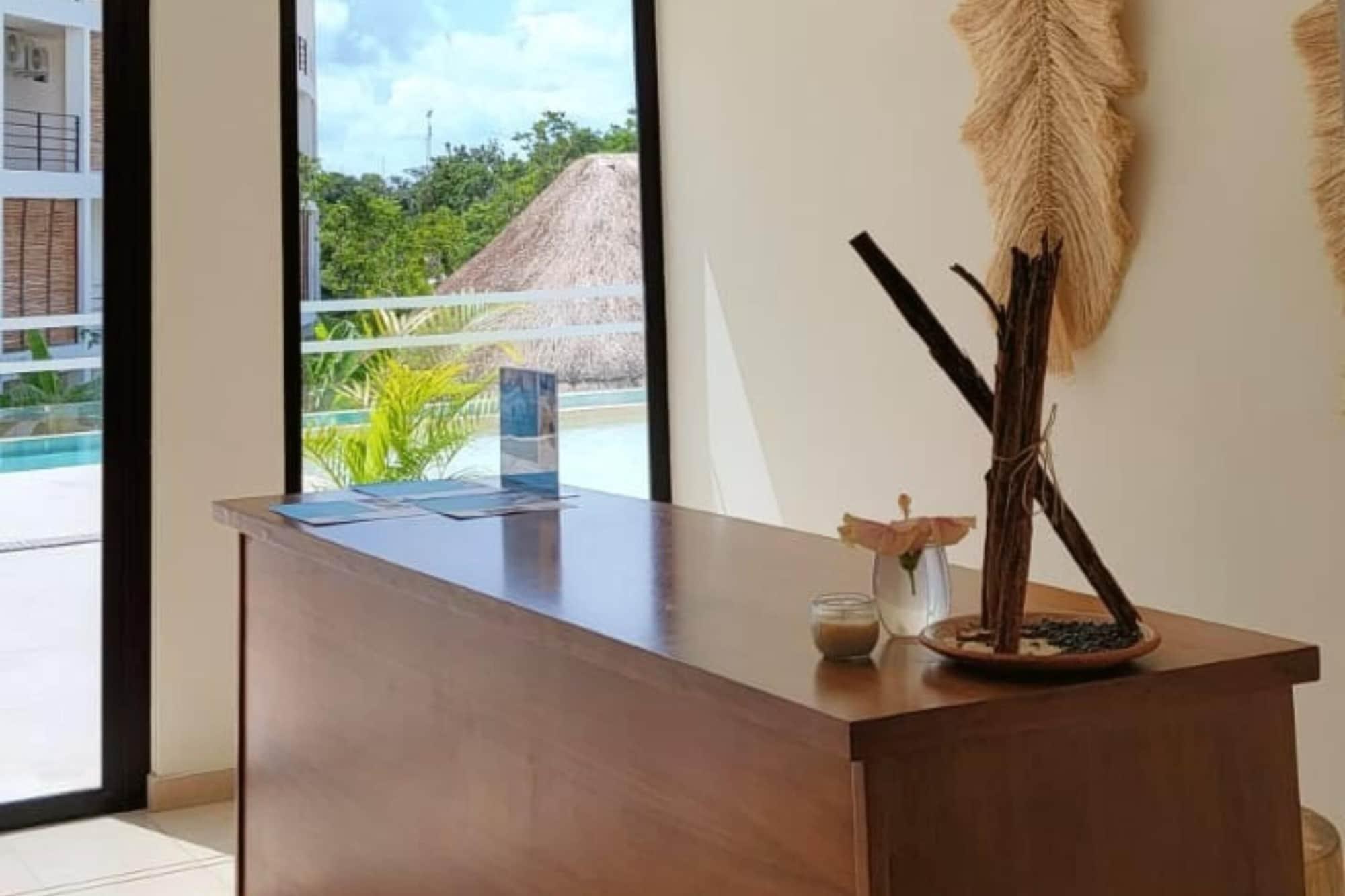 Vista Lobby The Waves Tulum Modern Two-bedroom Penthouse Apartment With Private Plunge Pool