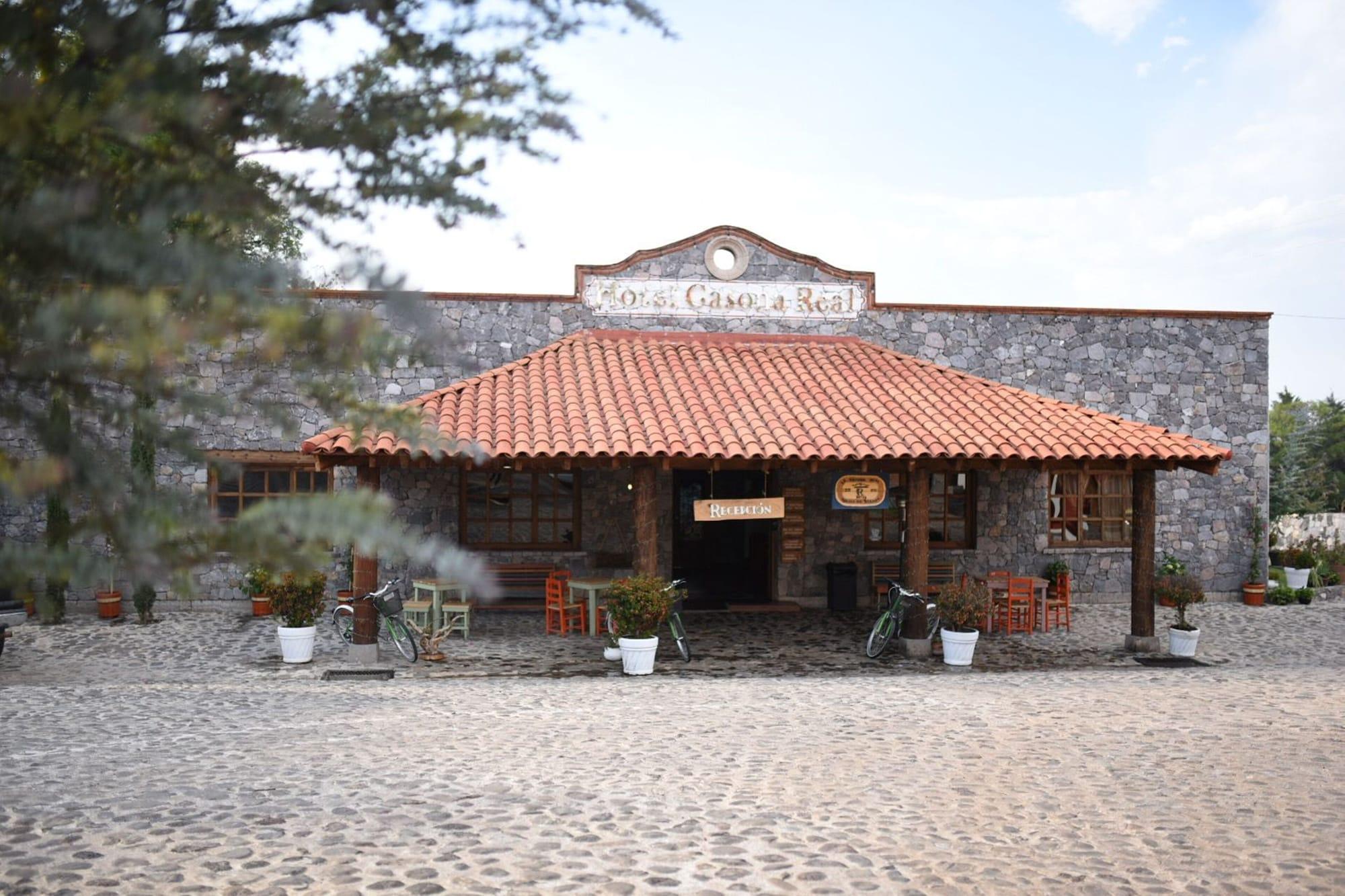 Vista Exterior Hotel la Casona Real Huasca