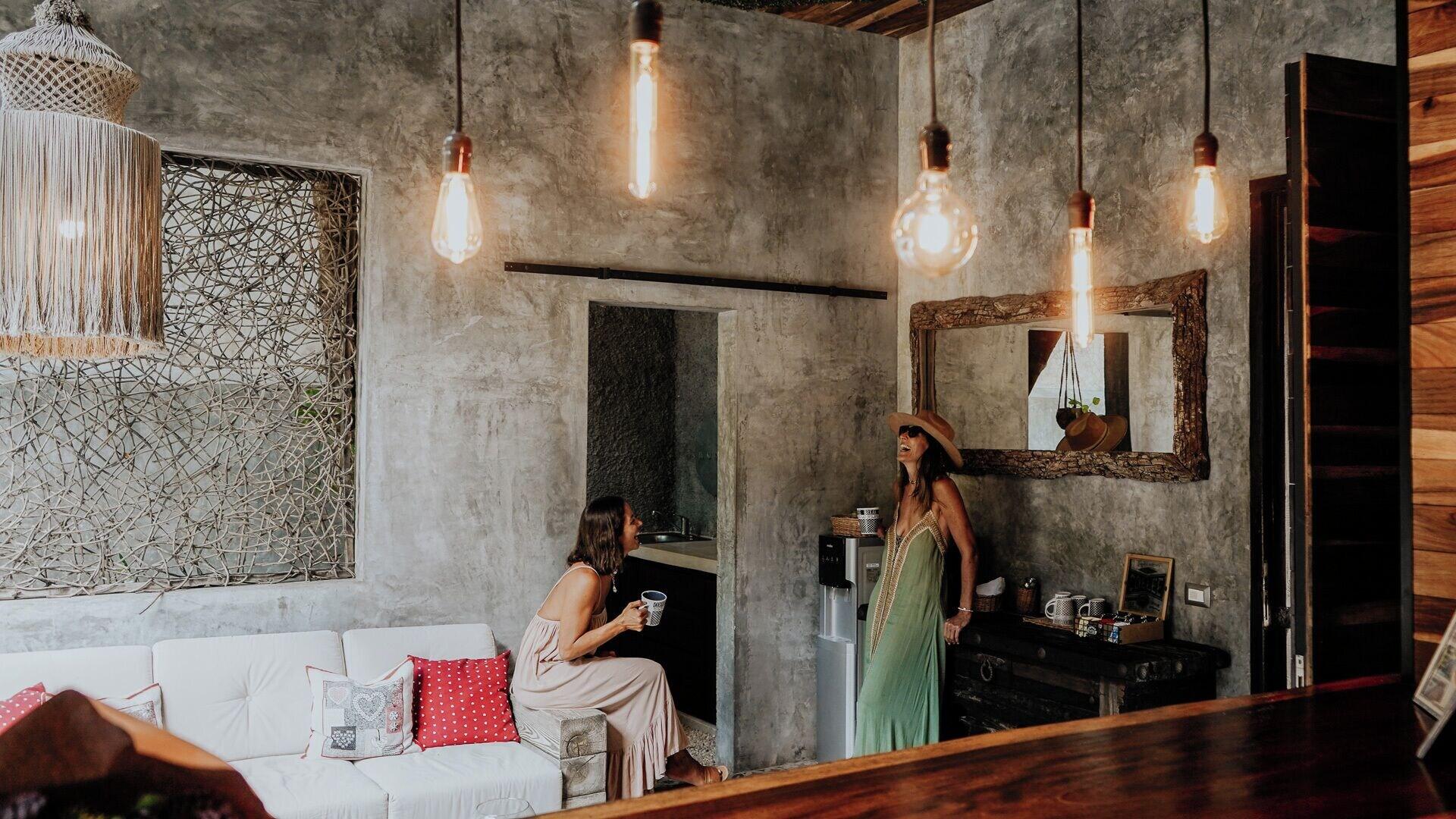 Vista Lobby Little Gem Hotel Tulum La Veleta