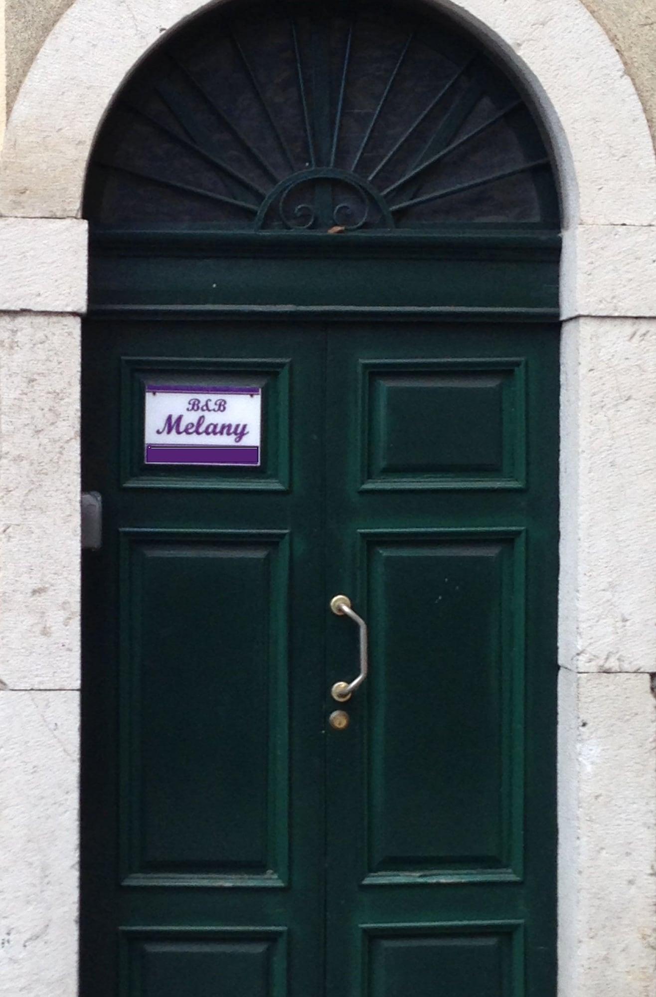 Vista Exterior B&B Melany