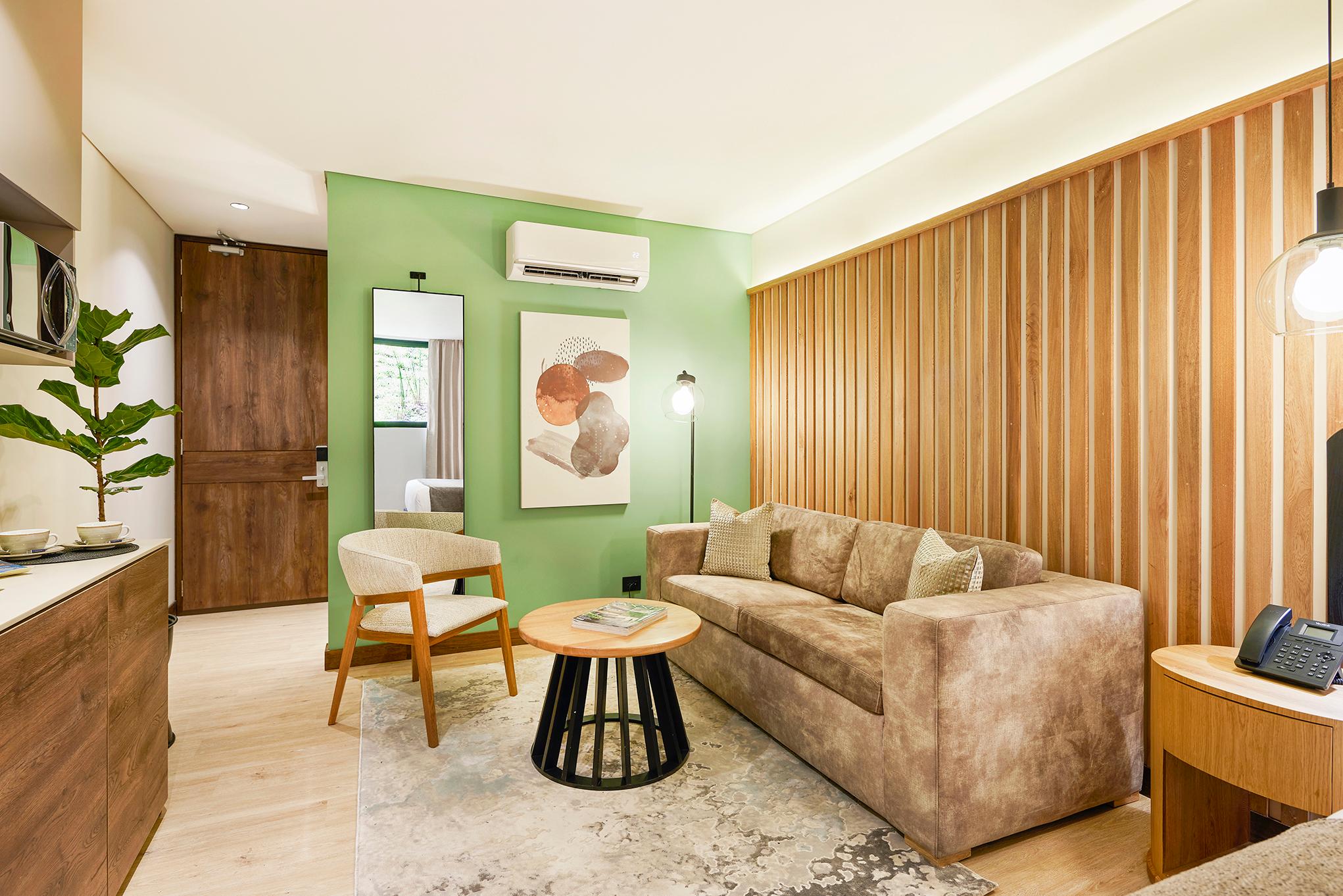 Zona de estar Blues Suites Medellin