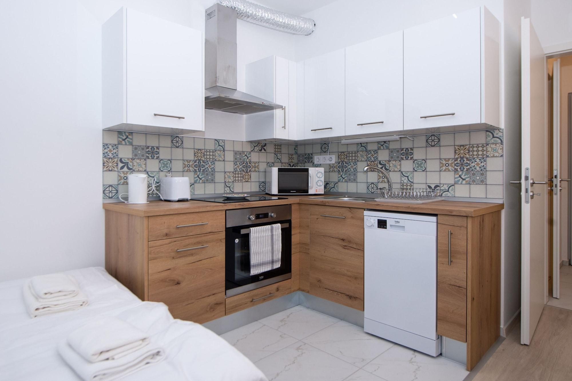 Equipamiento de Habitación WaterFront City Apartments by UrbanRent