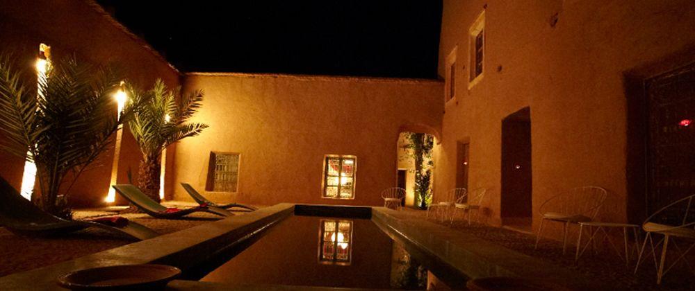 Vista Piscina Kasbah Ait Moussa