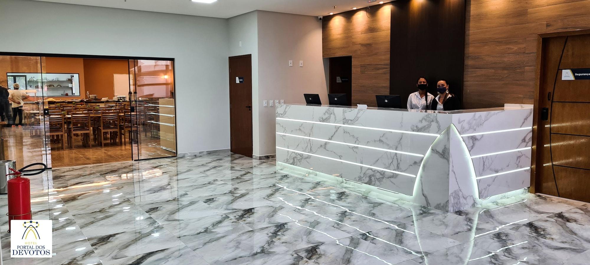 Vista Lobby Hotel Portal dos Devotos