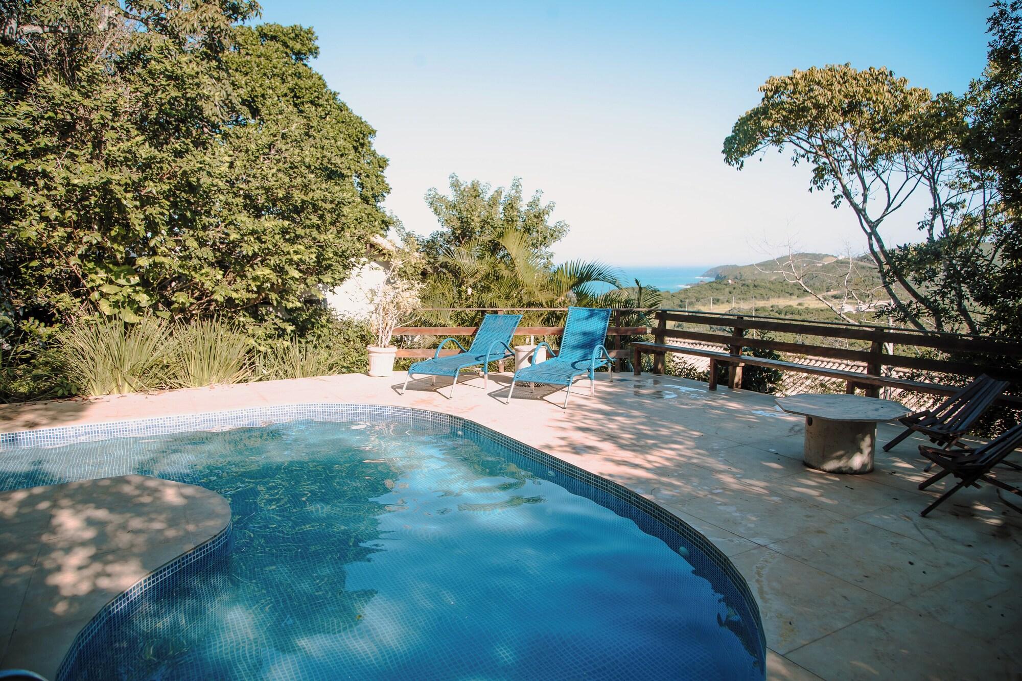 Vista Piscina Pousada Peninsula de Buzios