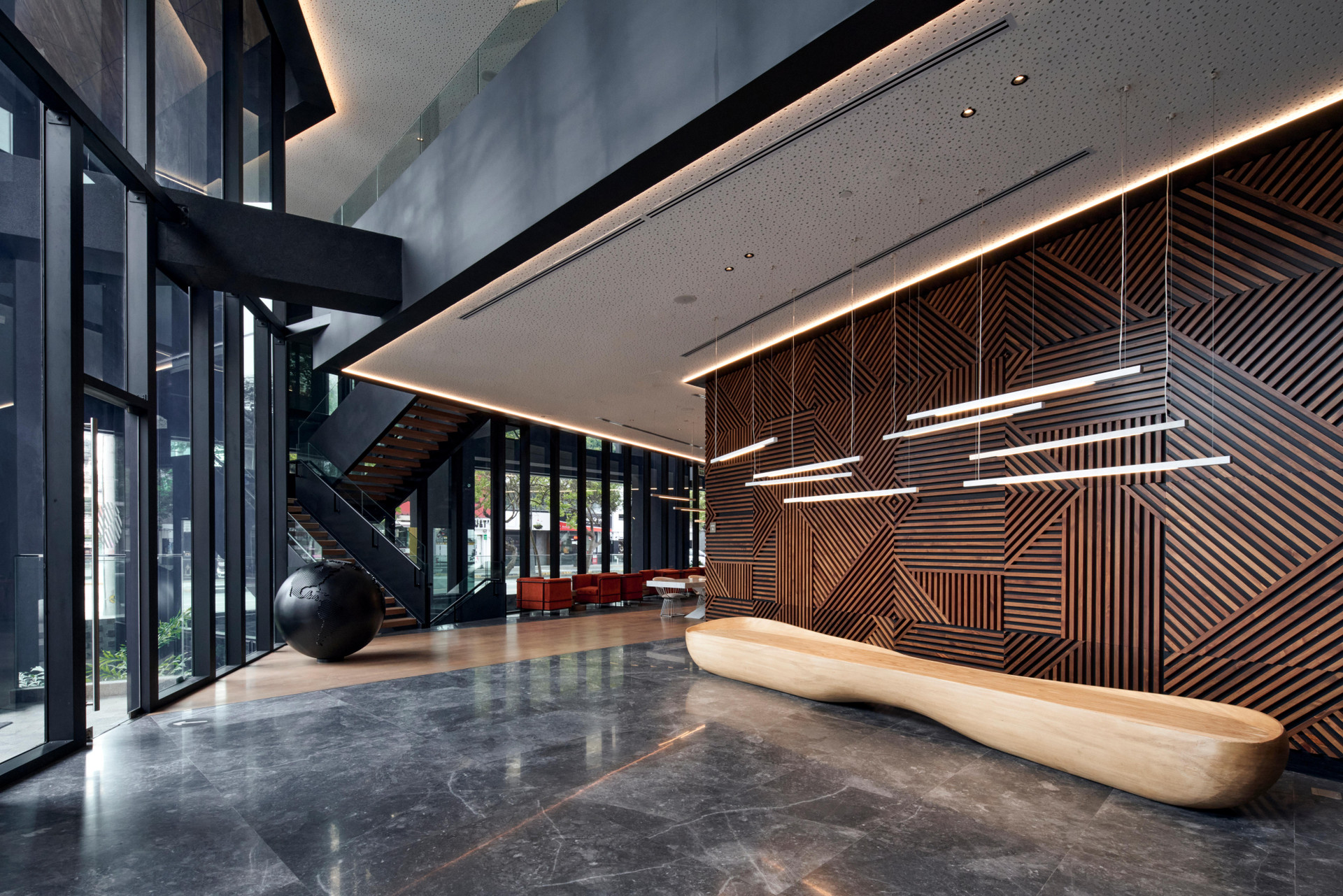 Vista Lobby Pullman Lima Miraflores