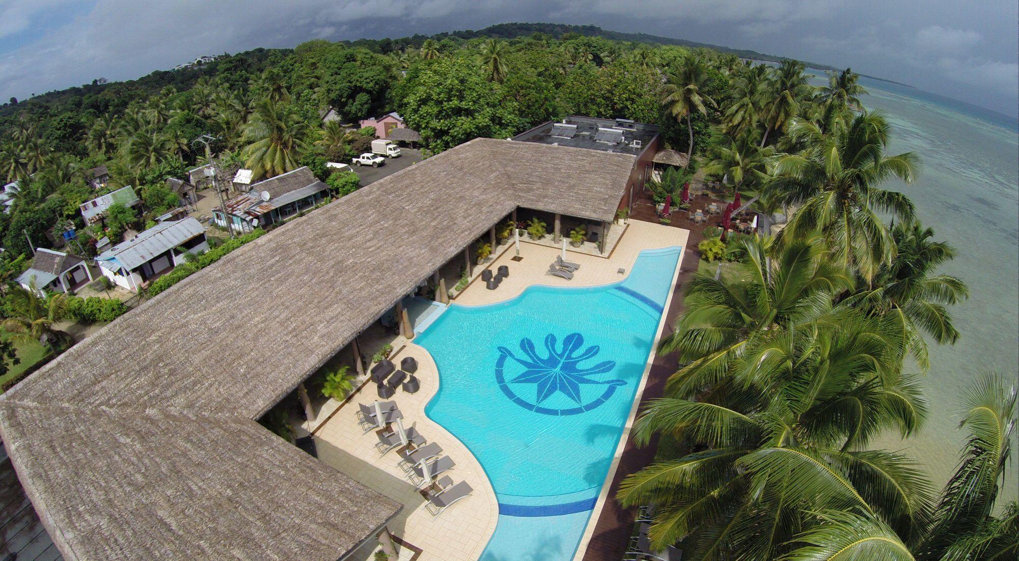 Vista da piscina Soanambo Hotel