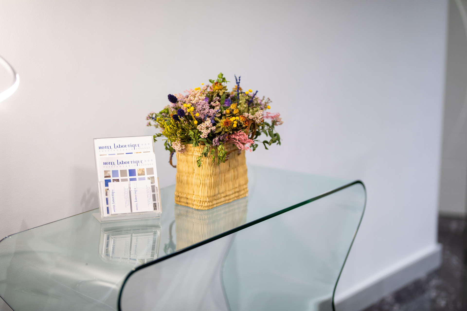 Vista Lobby Hotel La Boutique Puerta Osario