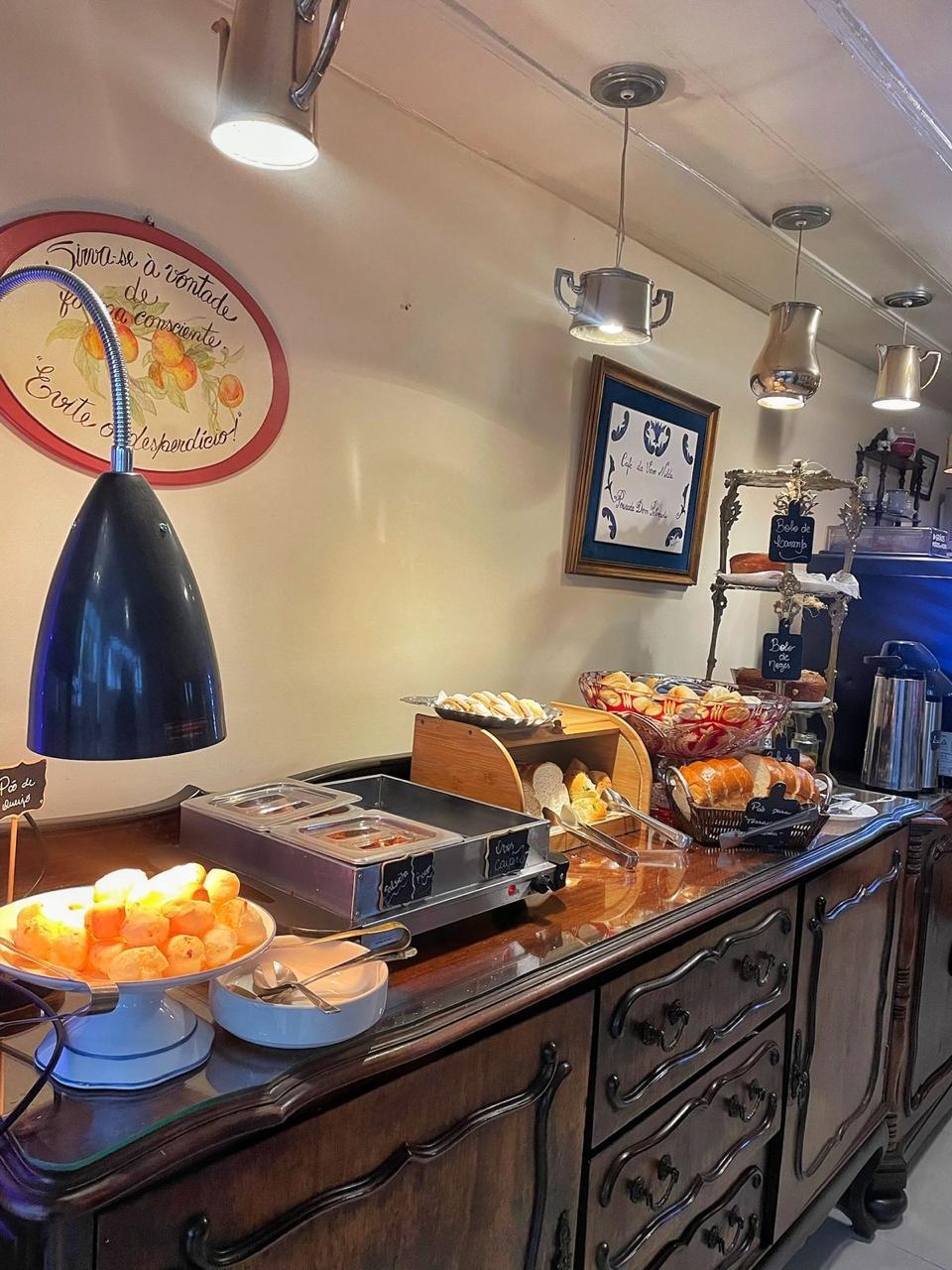 Área de desayuno Pousada Dom Petrópolis