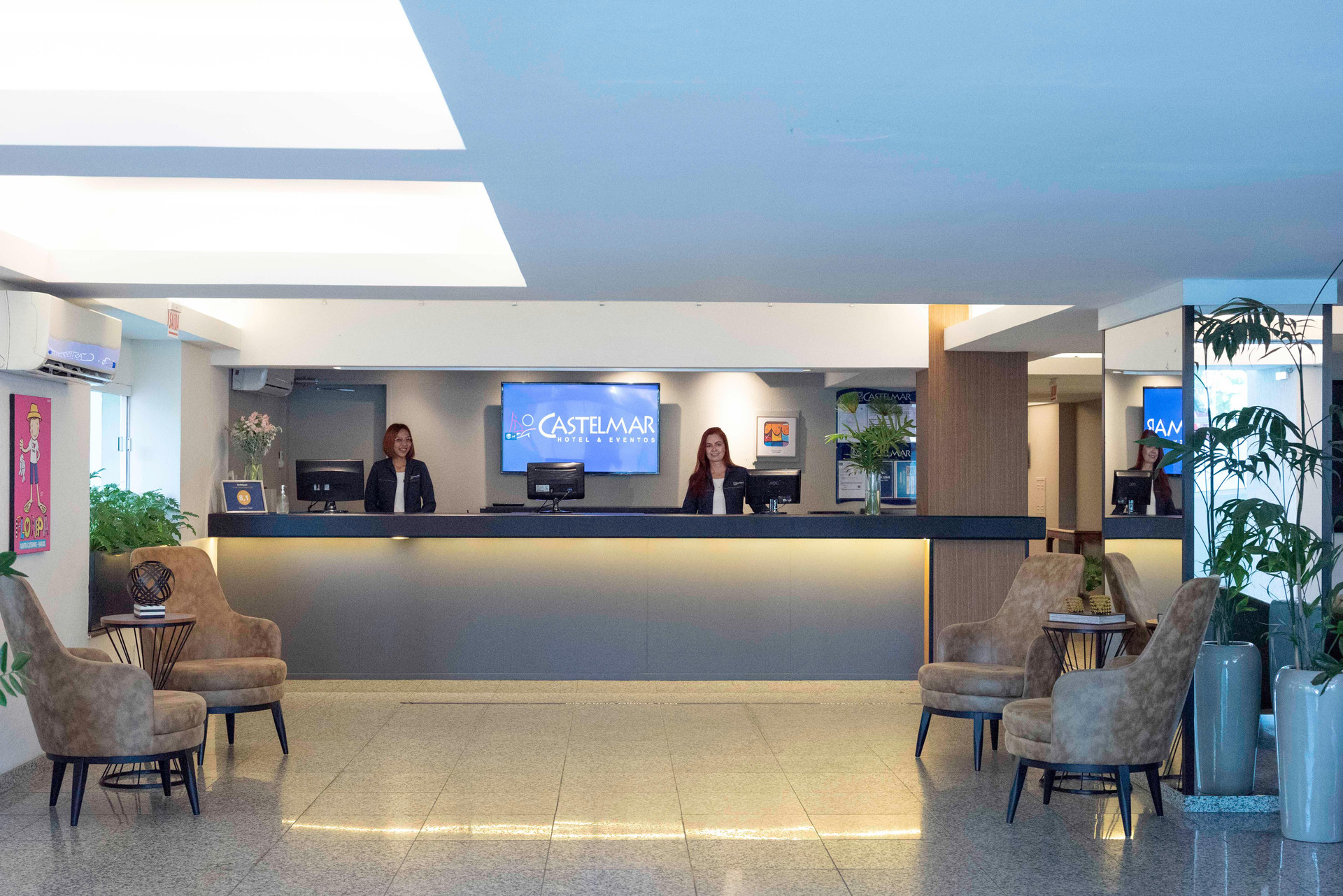 Vista Lobby Castelmar Hotel